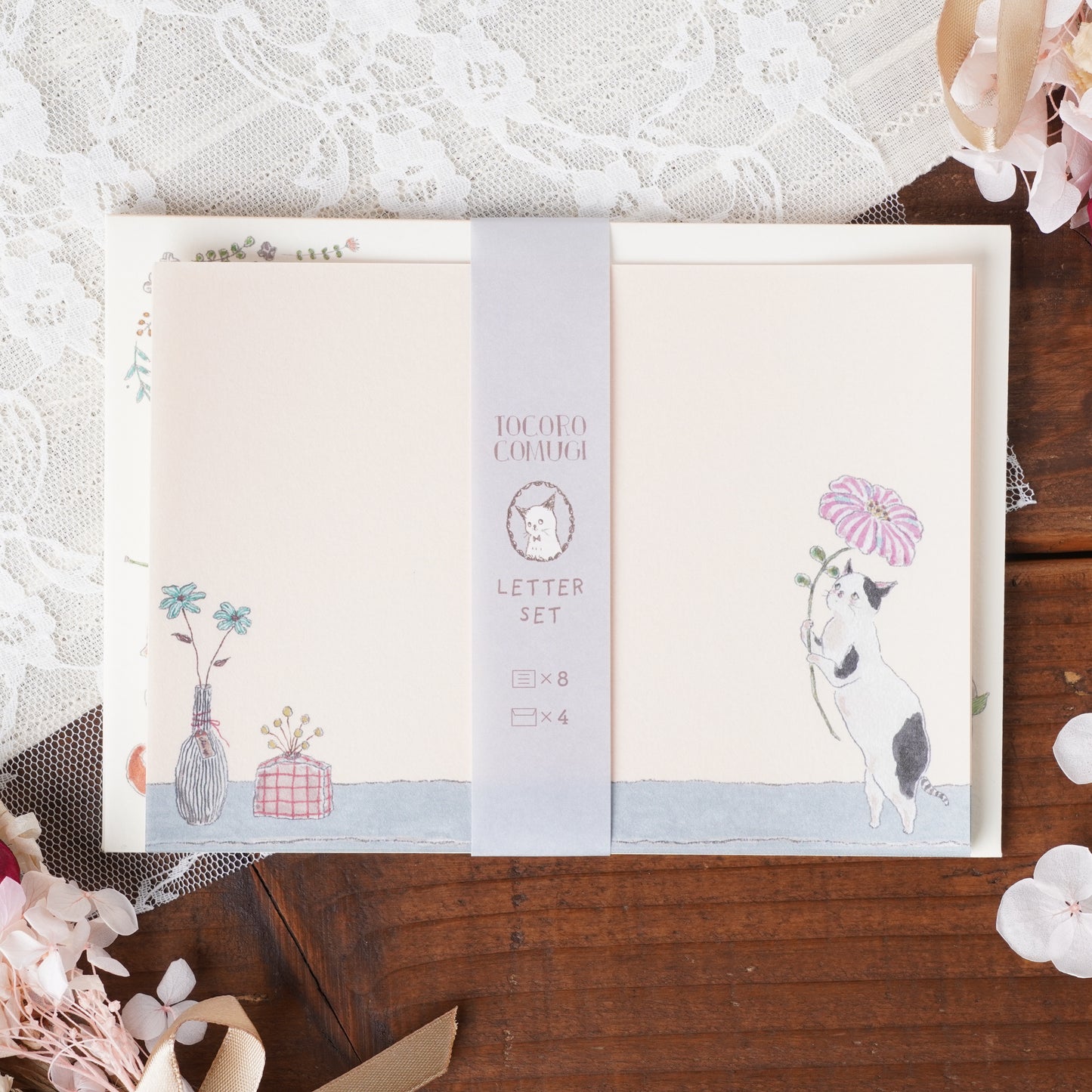 Tocoro Comugi Letter Set Flower