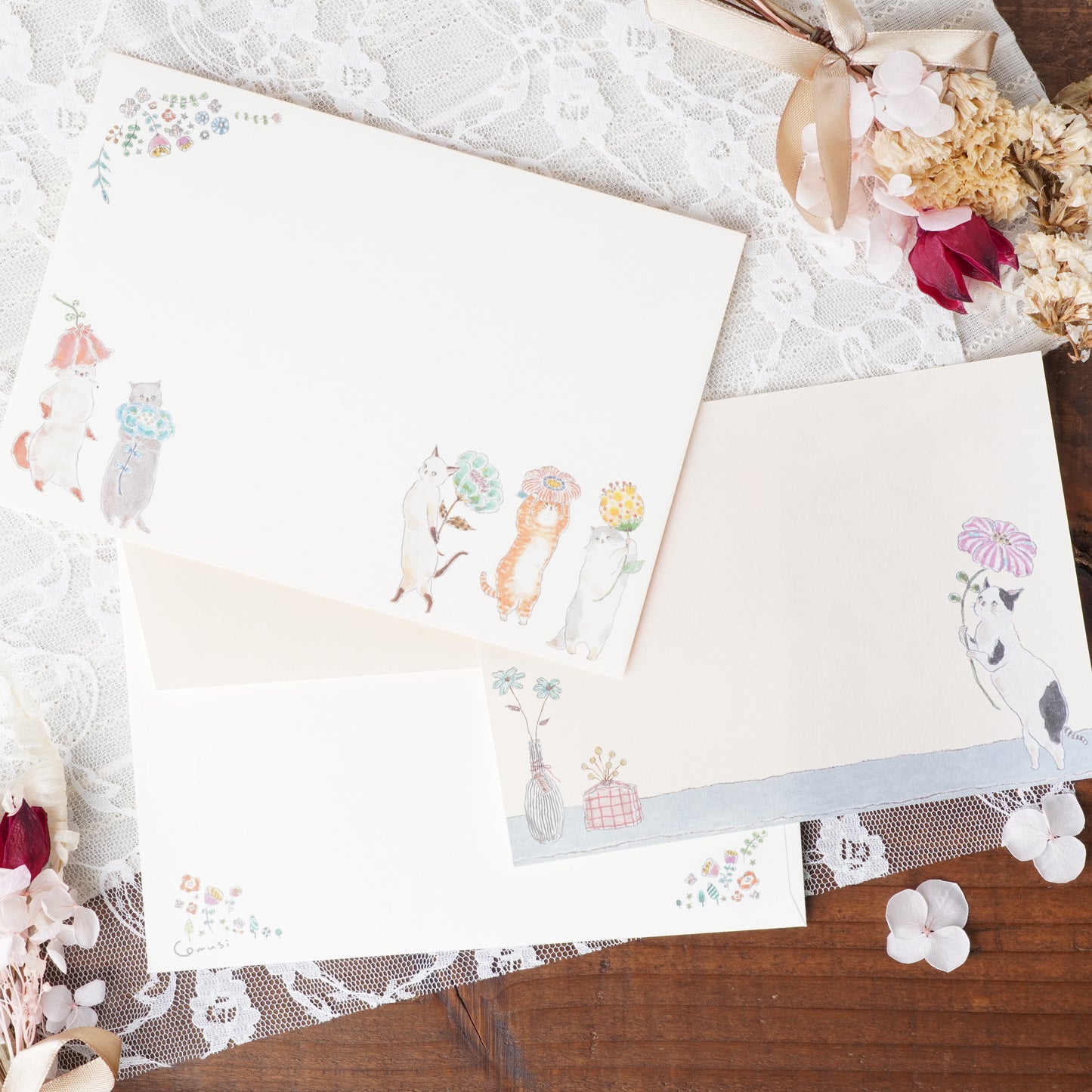 Tocoro Comugi Letter Set Flower