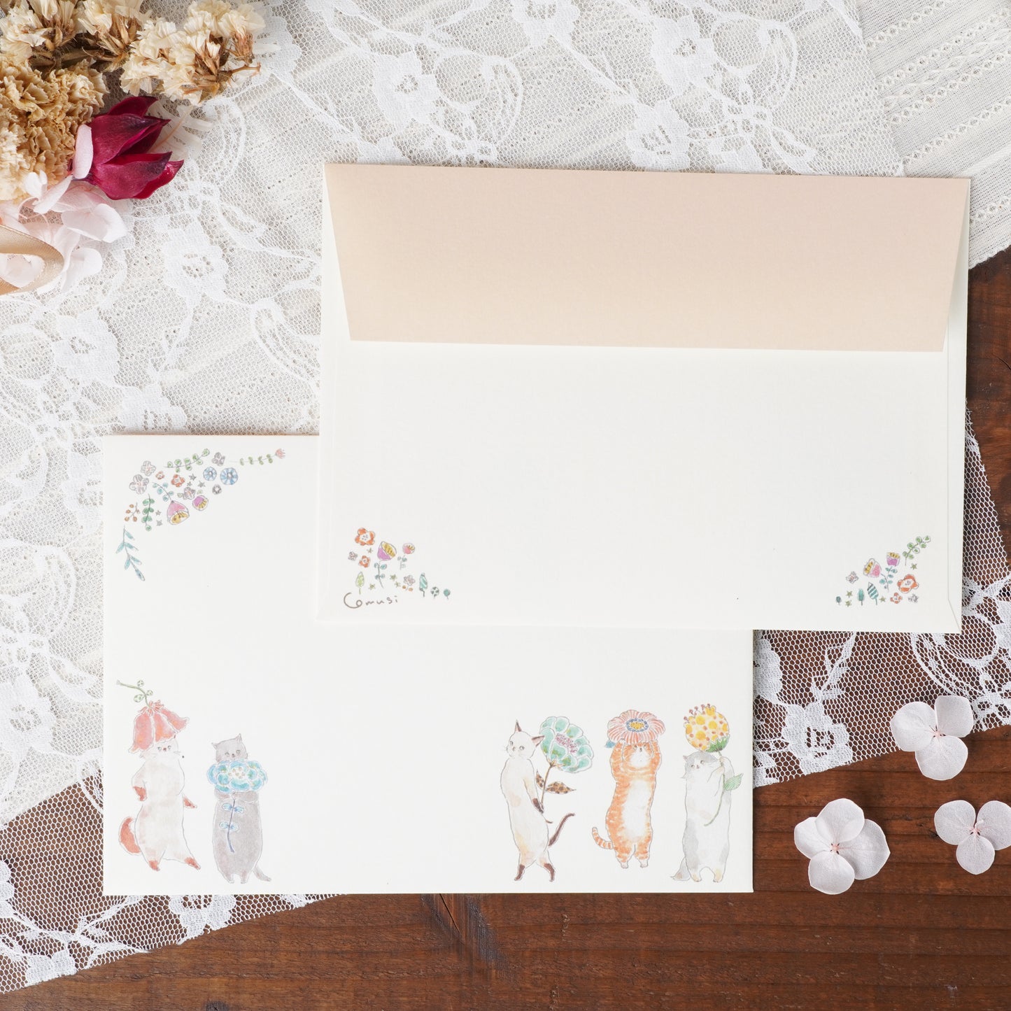 Tocoro Comugi Letter Set Flower