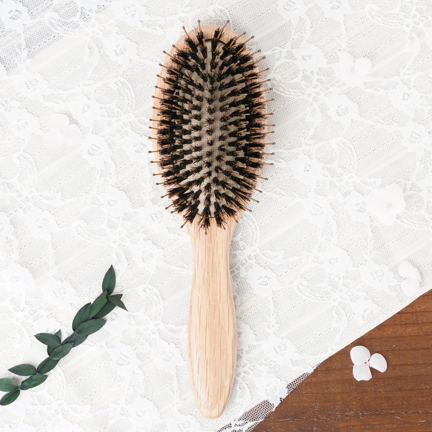 Oak Wood Hair Brush