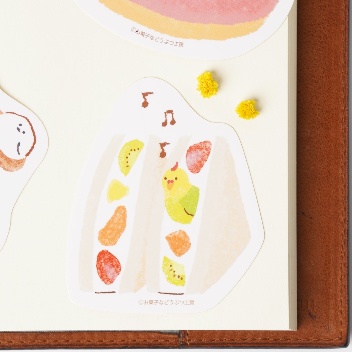 Sweets Animal Kobo Sticker Fruit Sandwich