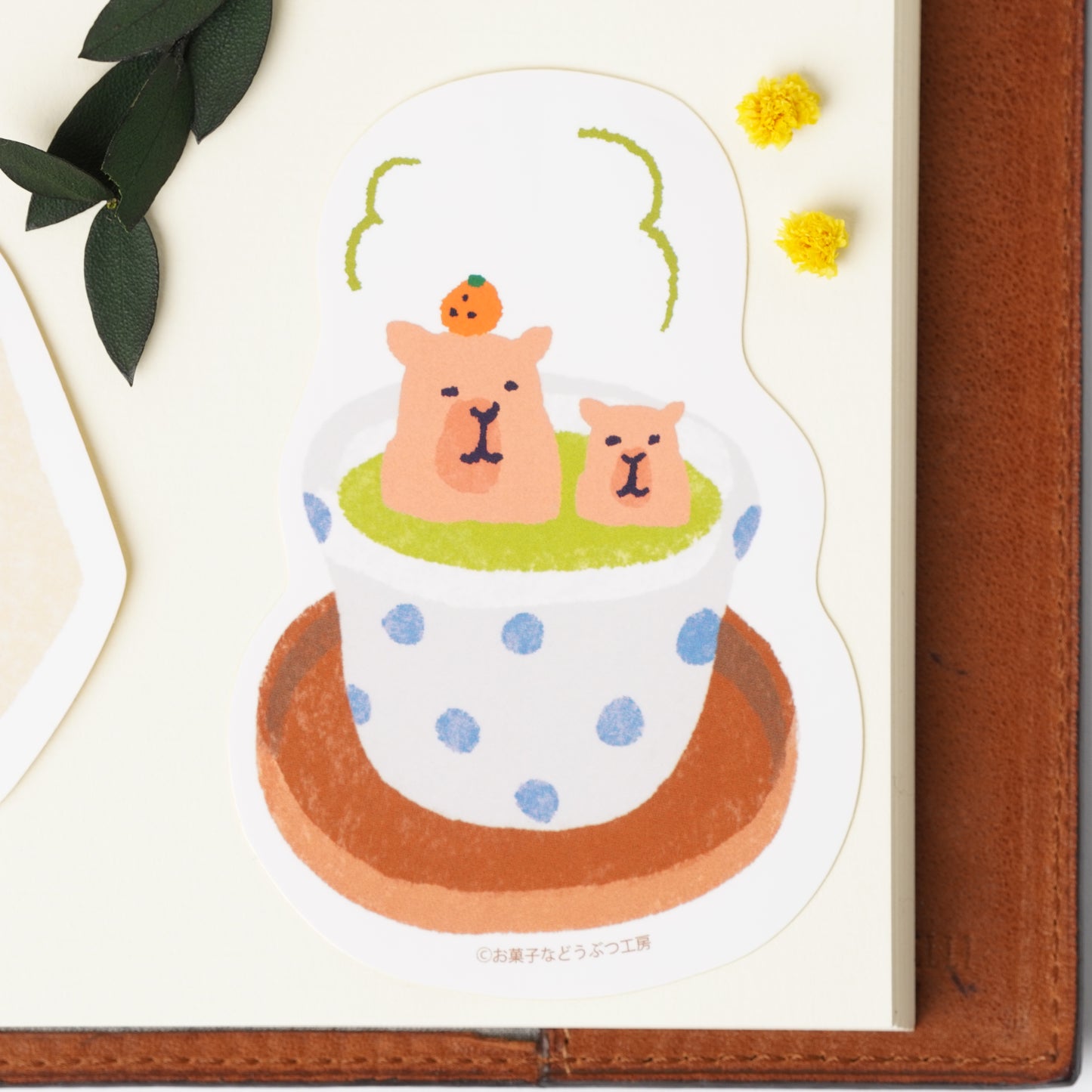 Sweets Animal Kobo Sticker Tea