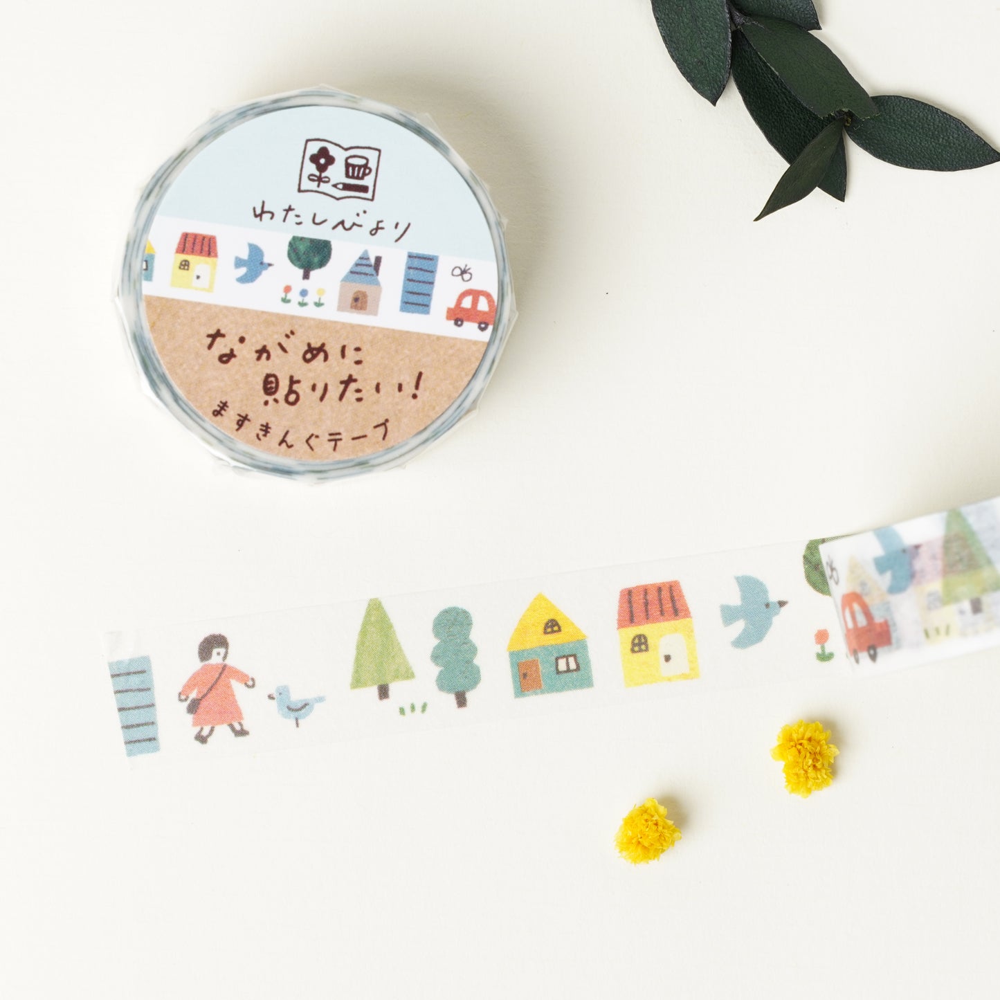 Watashi-biyori Masking Tape Town 15mm Width