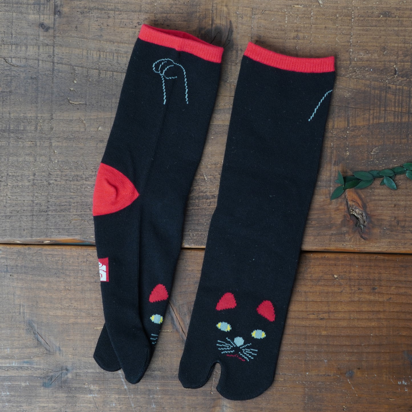 Black Fuku Neko Cat Socks