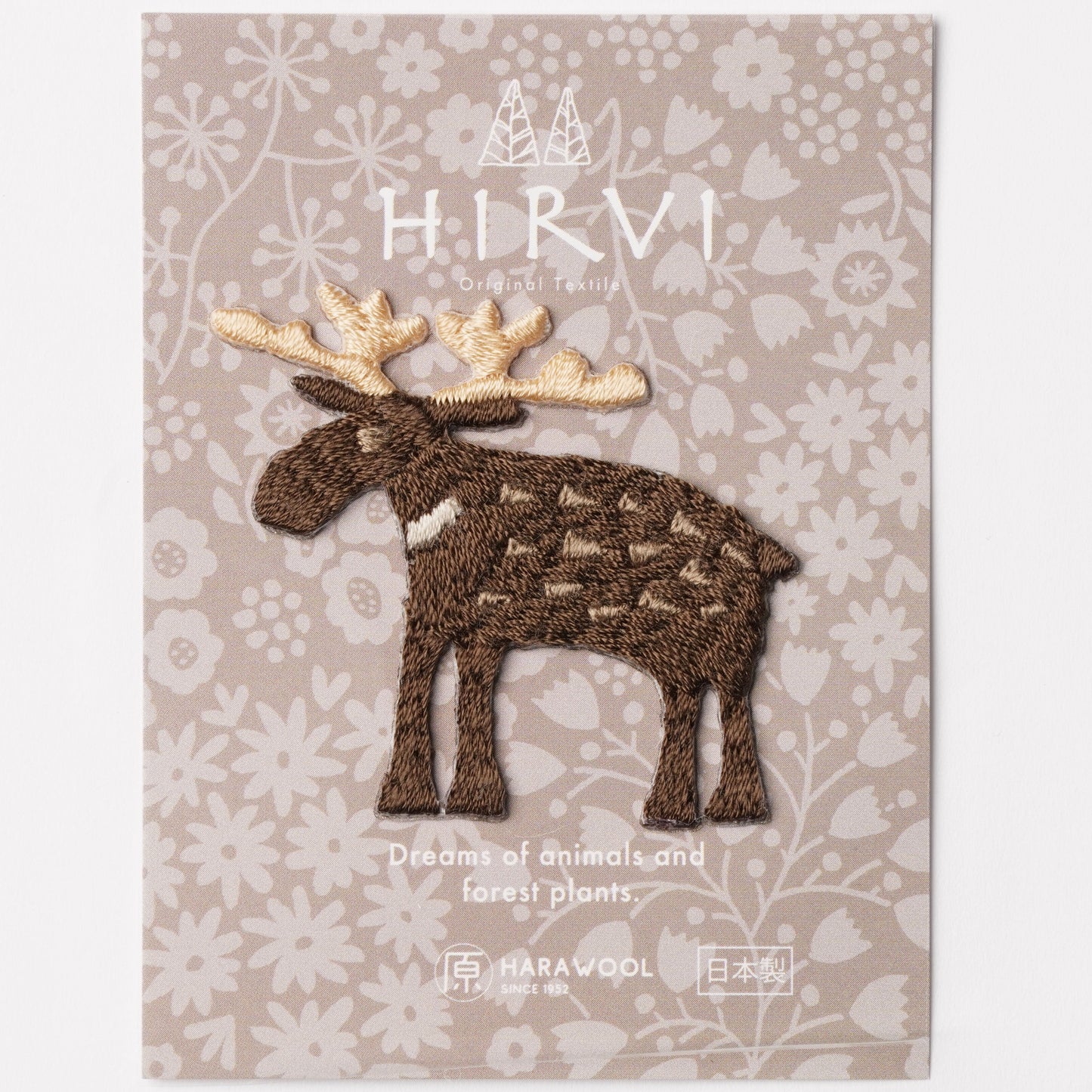 Sticker & Iron-on Wappen Embroidery Badges HIRVI