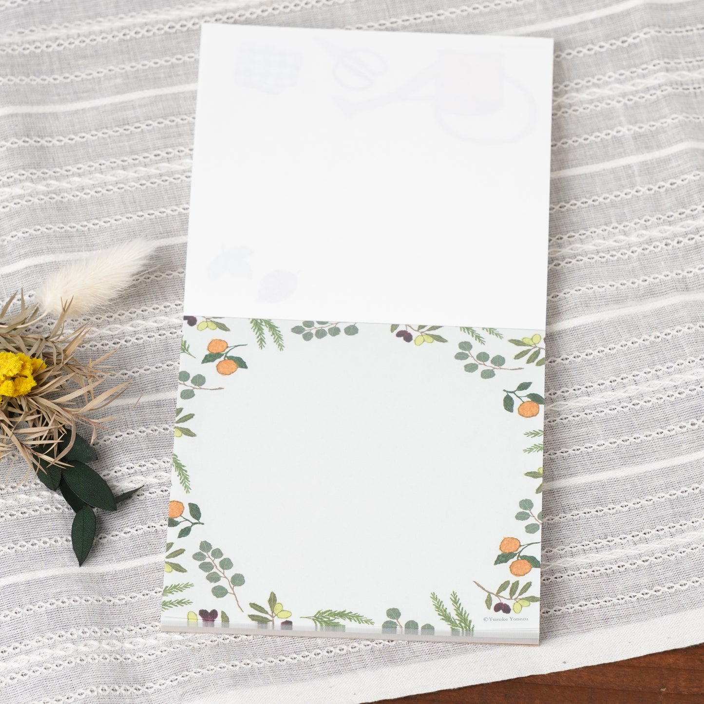 Square Memopad Green