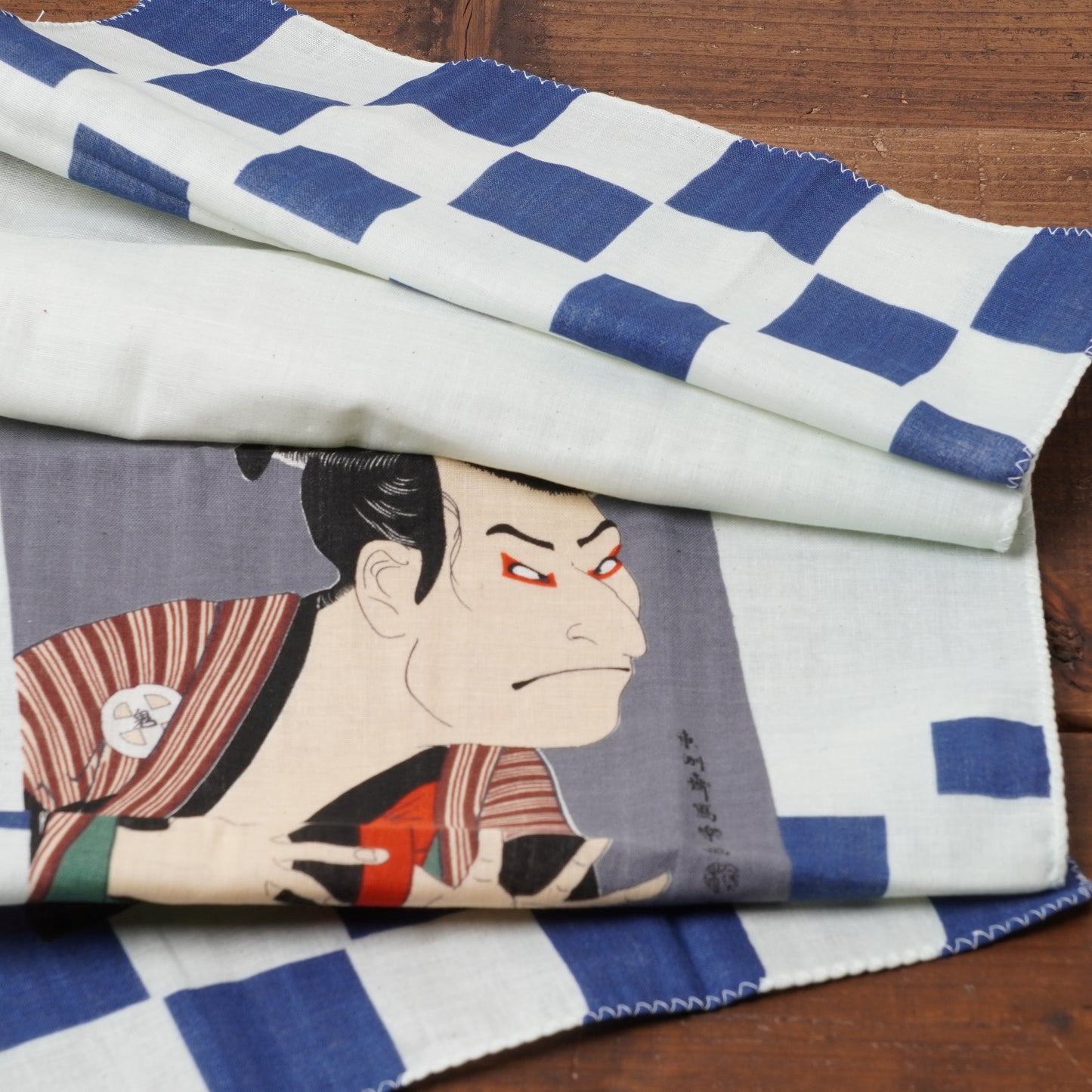 Double gauze hand towel Tenugui Ukiyoe Edobei