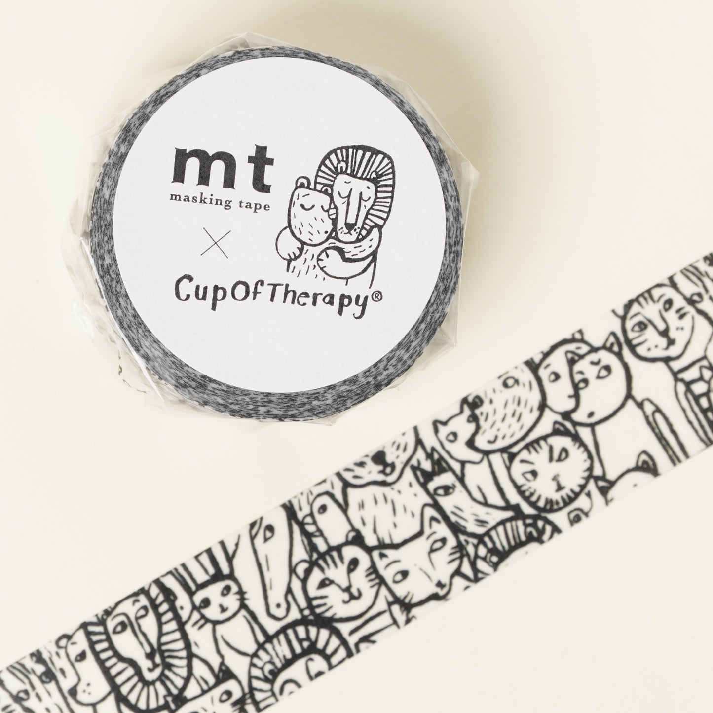 Animals masking tape 15mm width