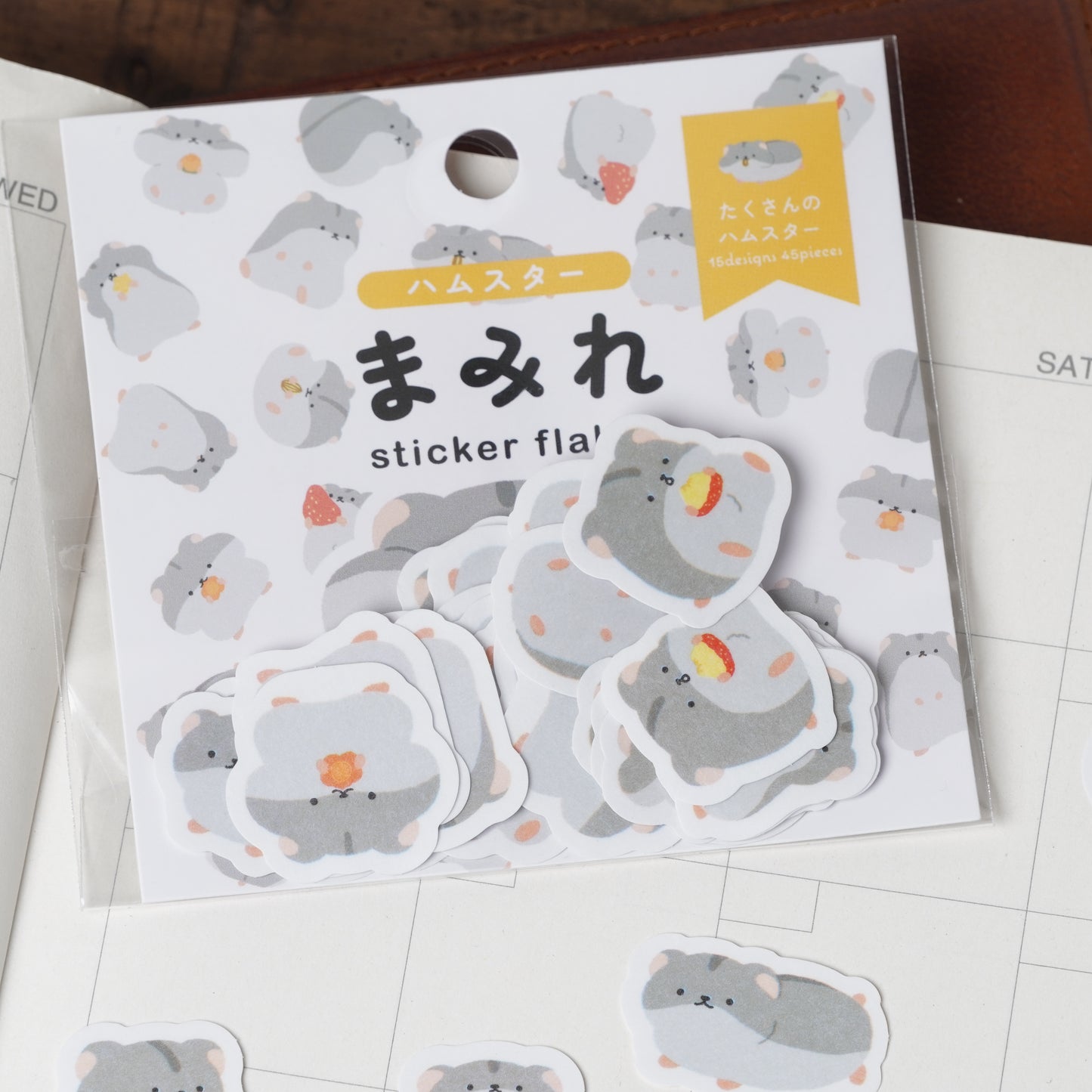 Hamsters Flake Sticker