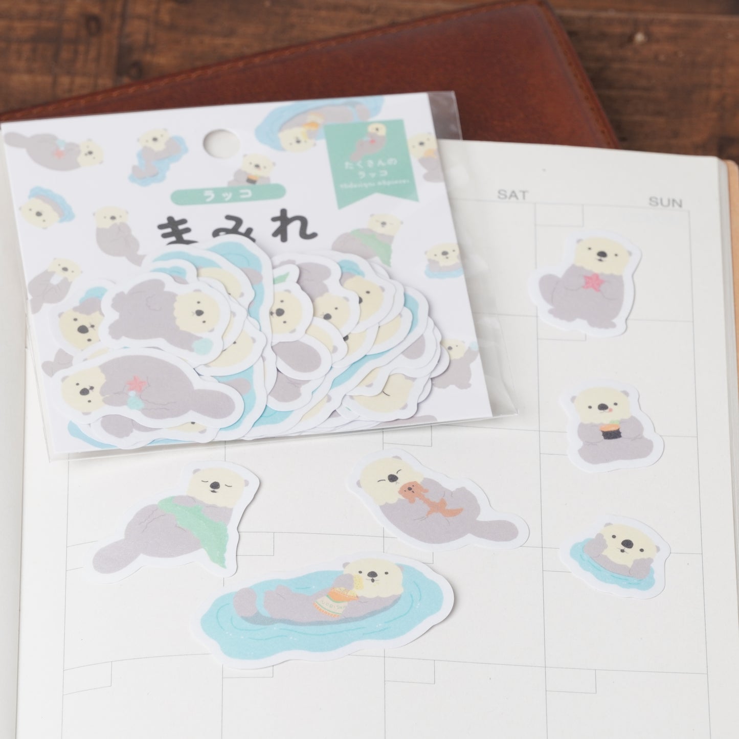 Sea Otter Flake Sticker