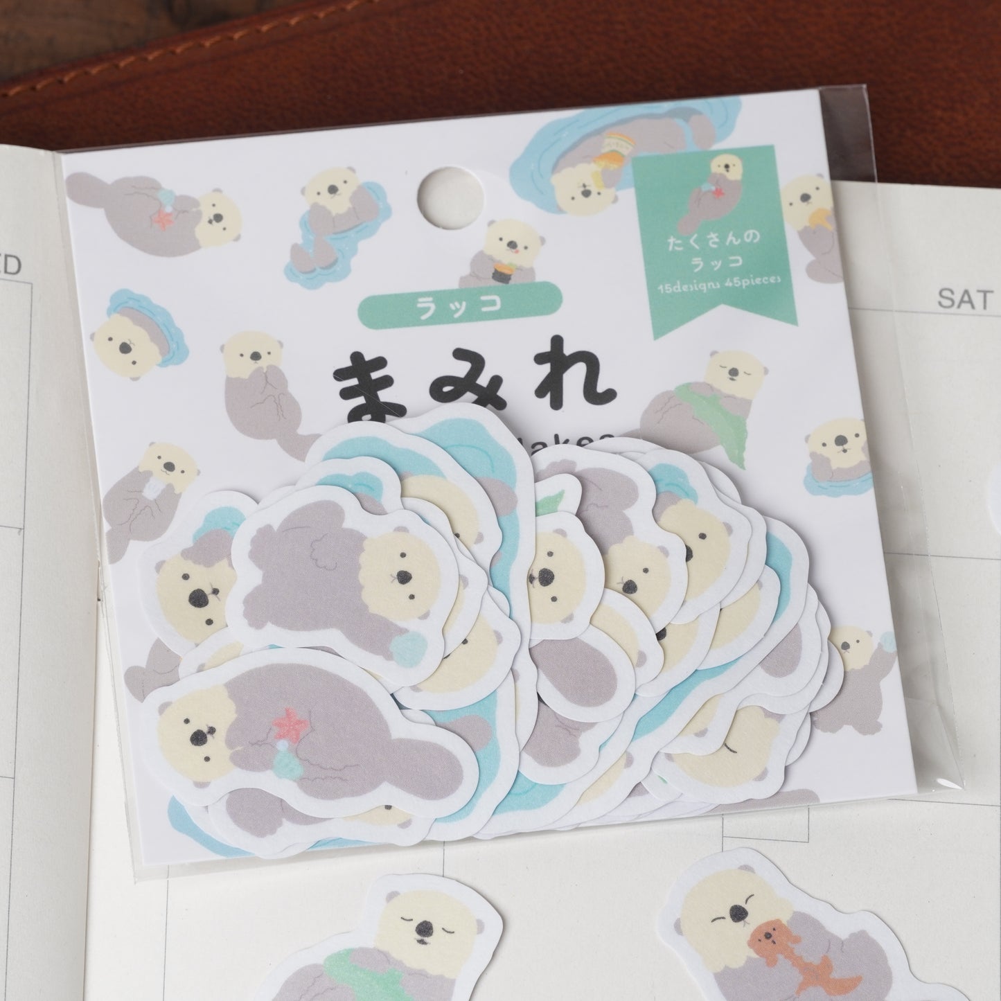 Sea Otter Flake Sticker