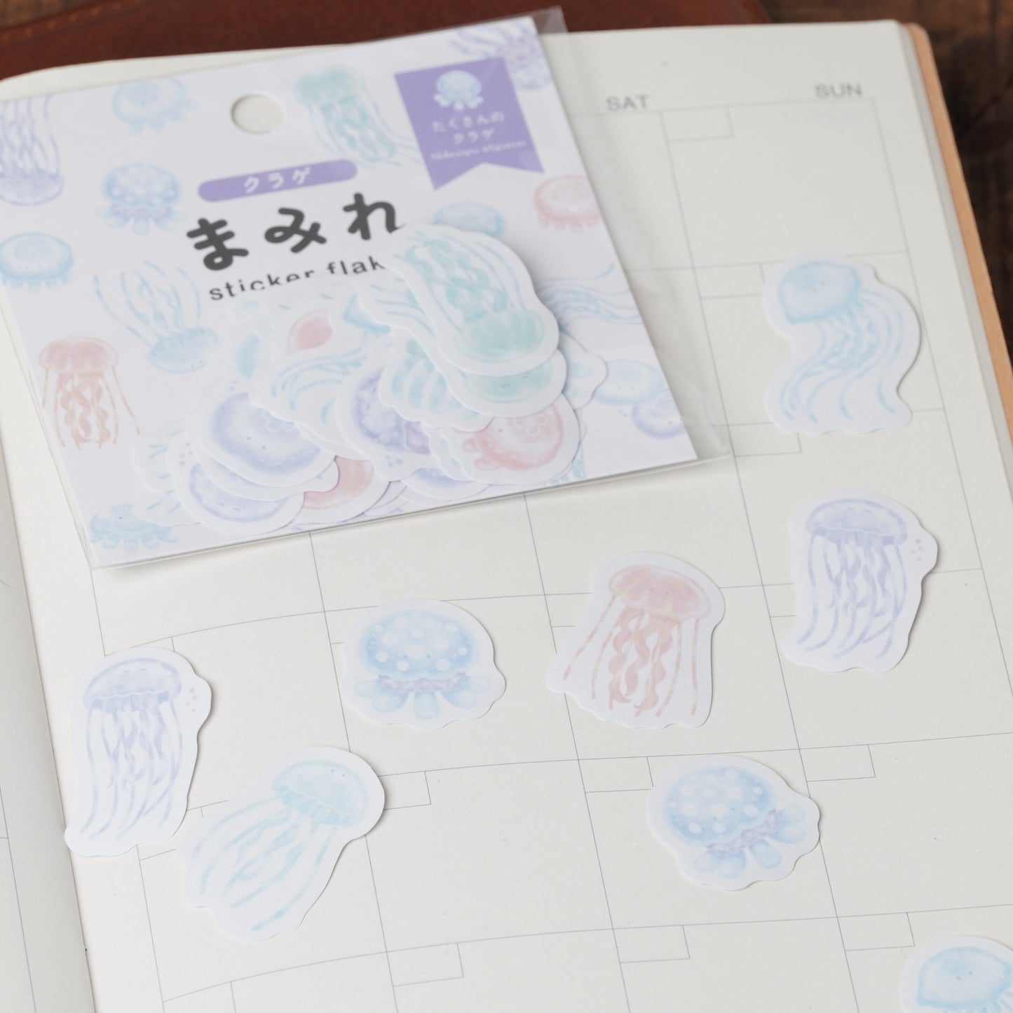 Jellyfish Flake Sticker