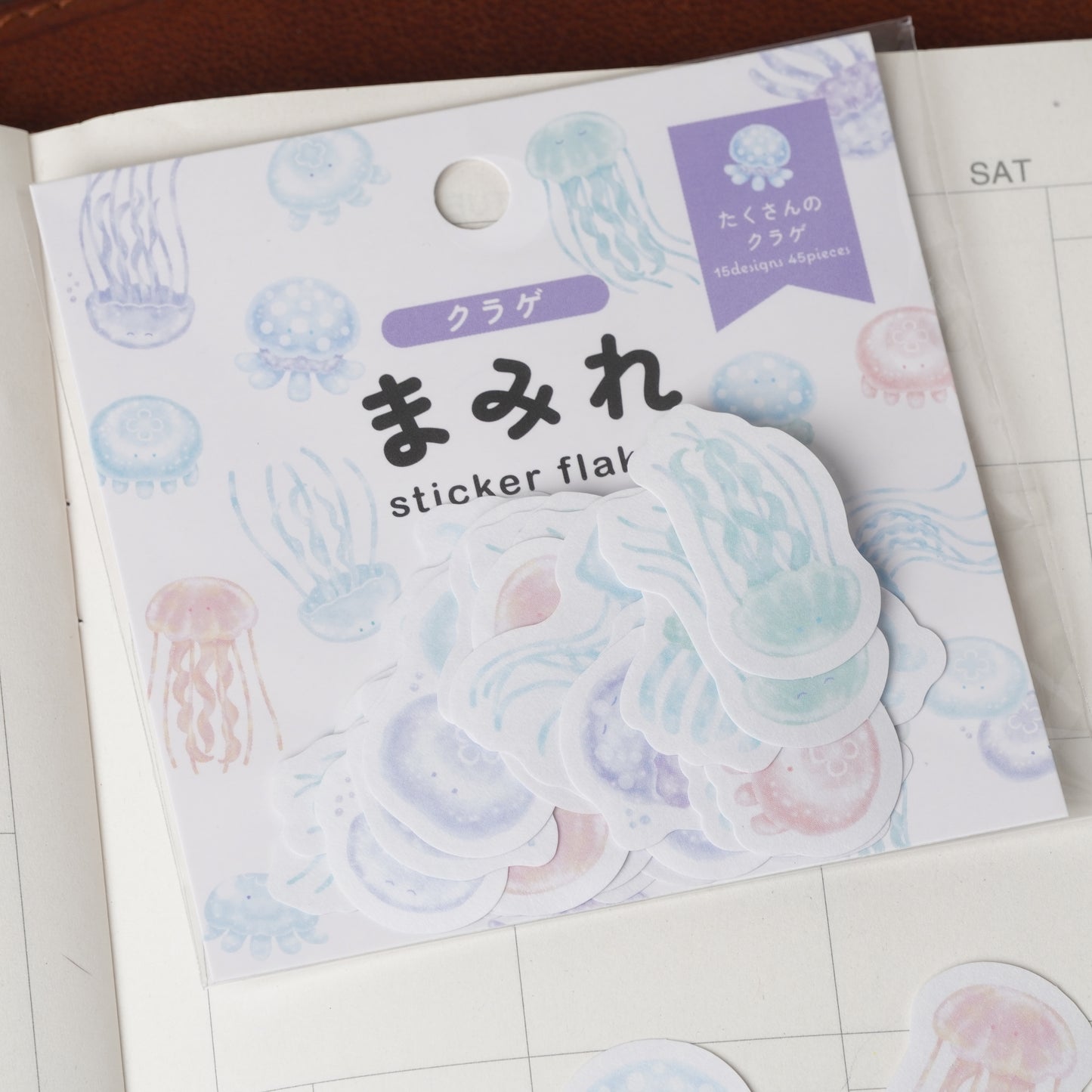Jellyfish Flake Sticker