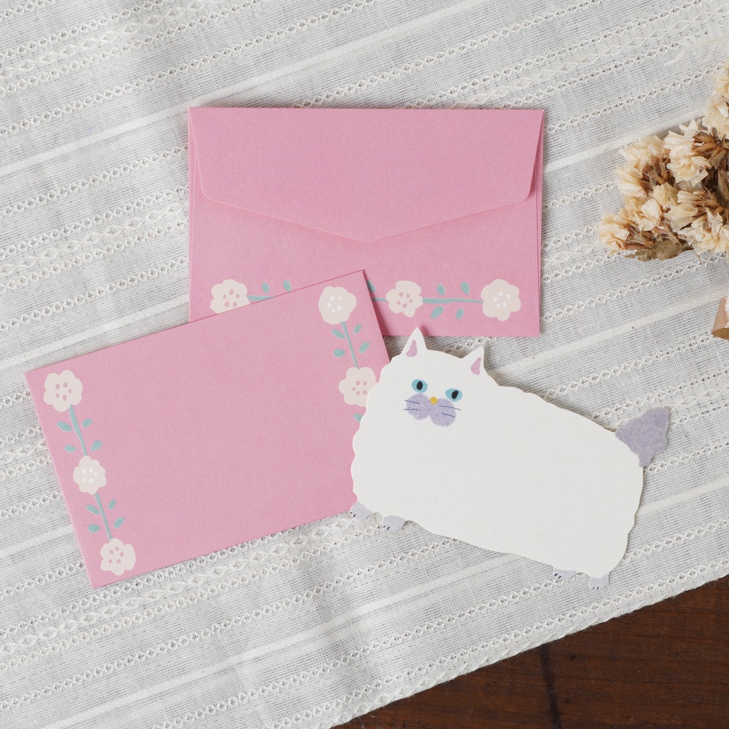Mini Message Card Fluff Moo Moo