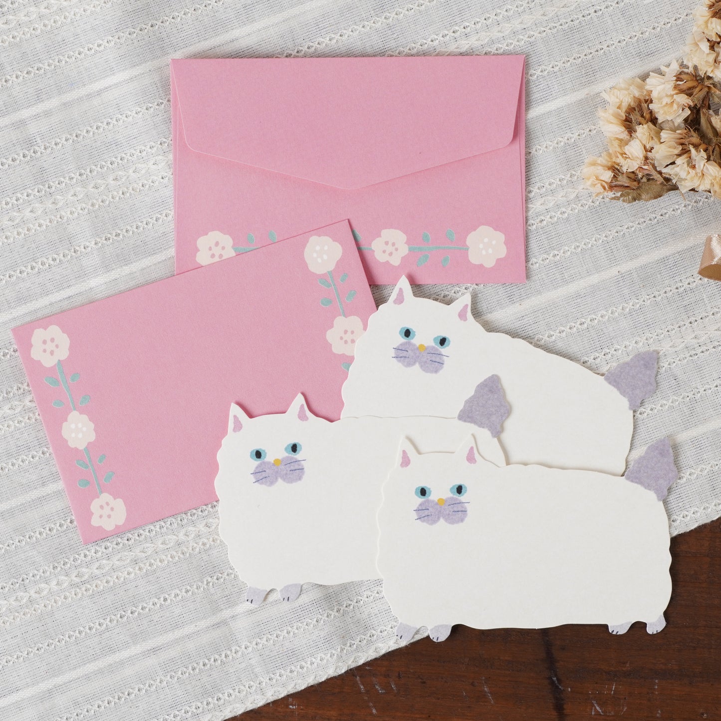 Mini Message Card Fluff Moo Moo
