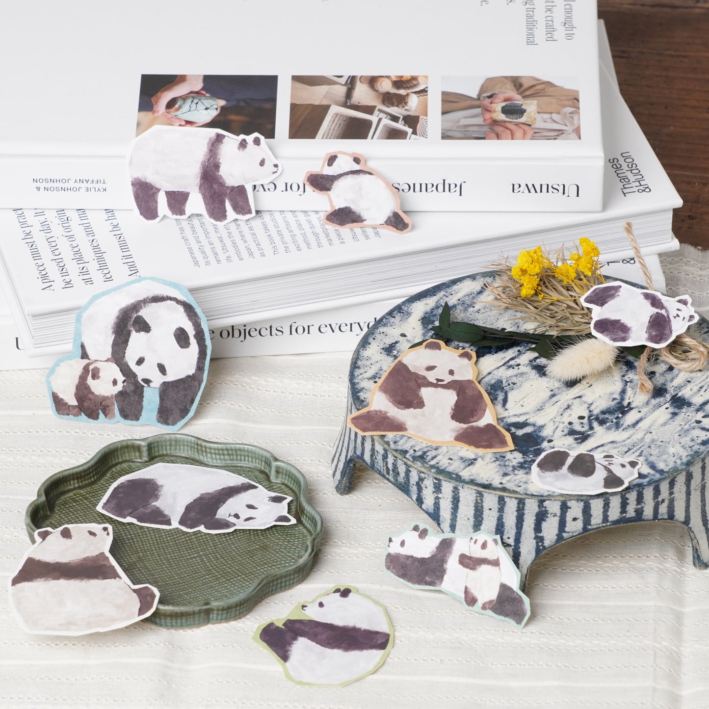Animal Flake Stickers panda