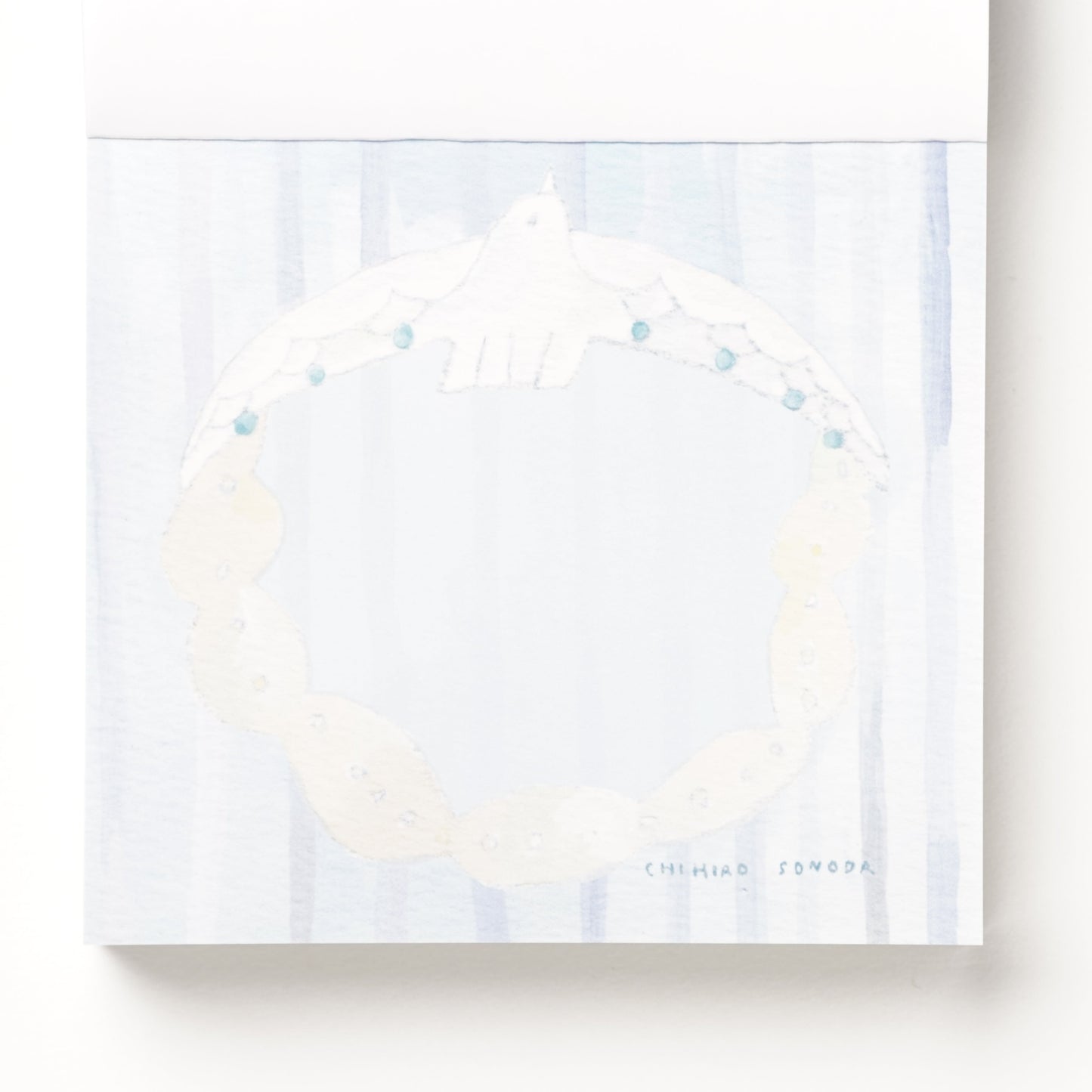 Memo pad brooch