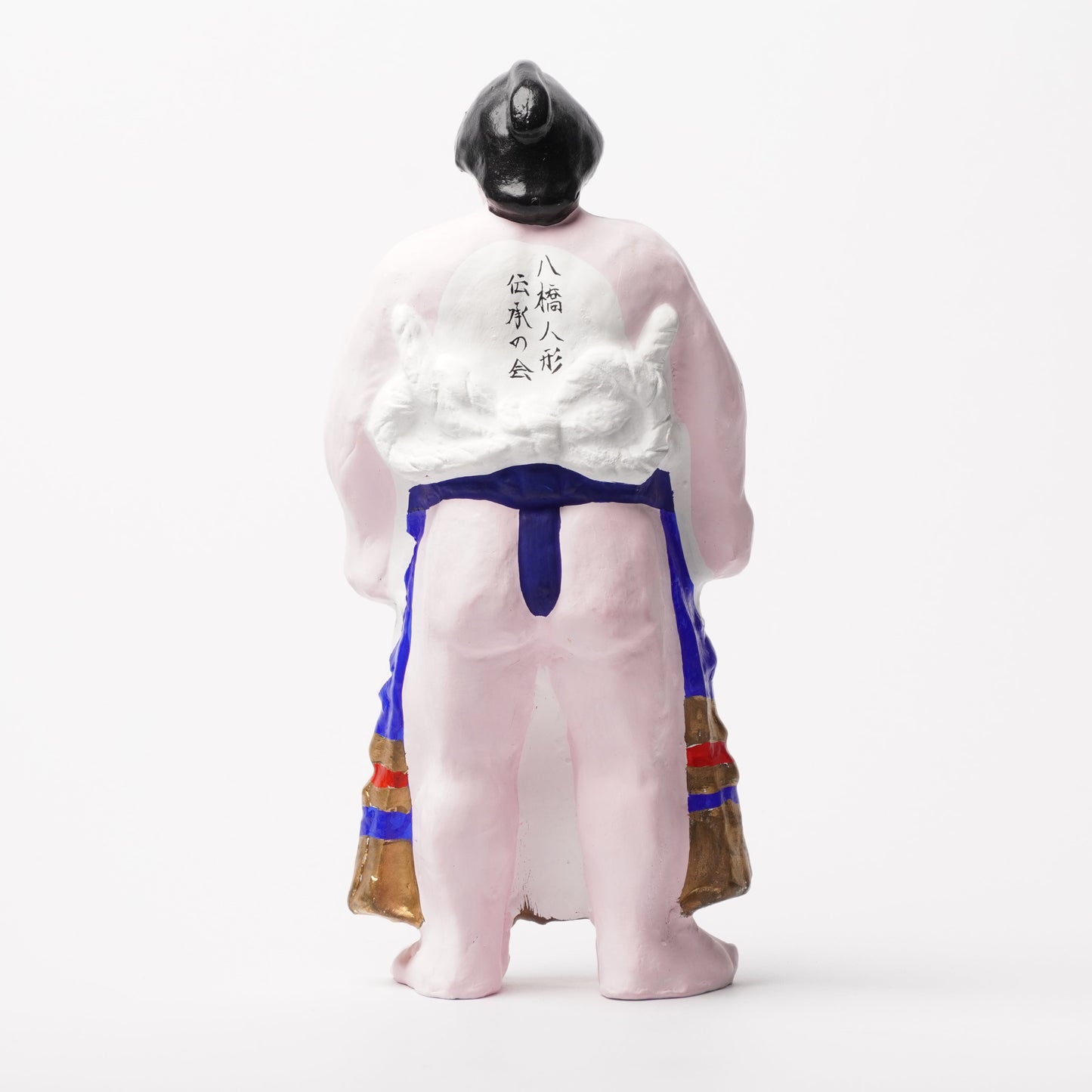 Yabase Clay Doll - Japanese Handmade Sumo Wrestler Figurine Folk Art