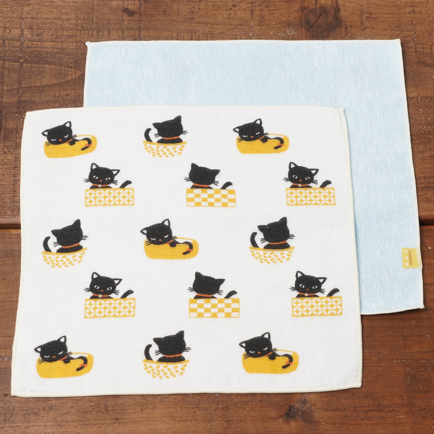 Hamamonyo Semi-Wash Japanese Towel - Cat