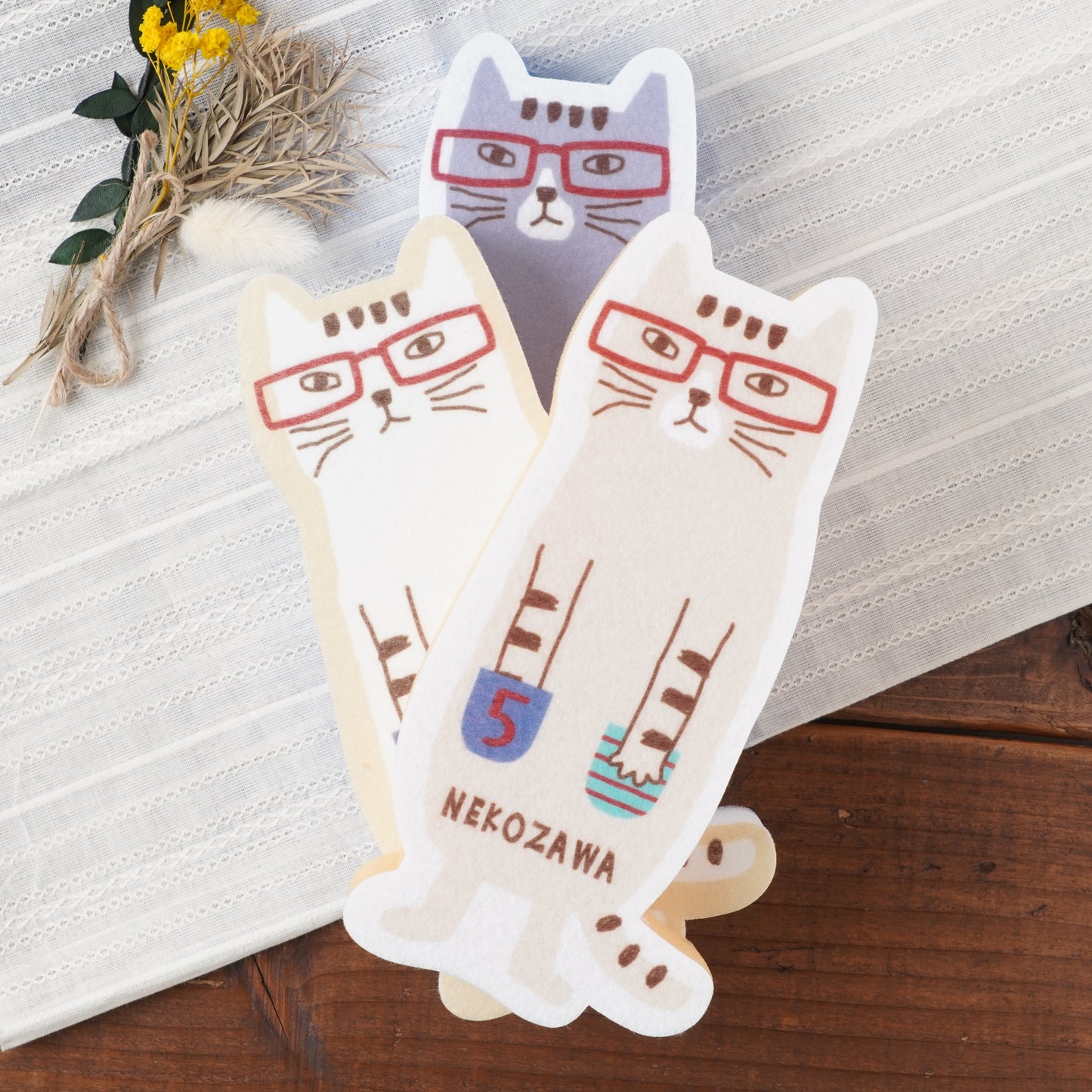 Kitchen Sponge Set - Nekozawa-san 3Pieces