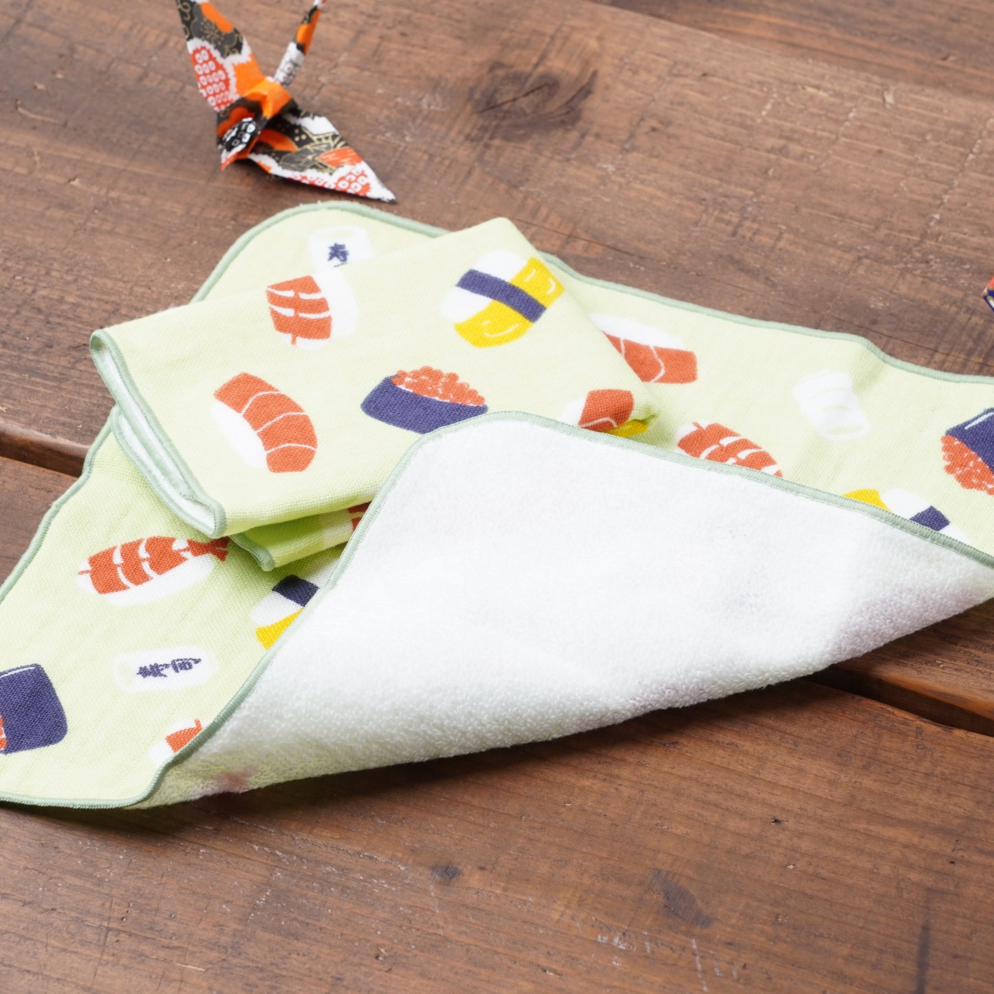 Japanese Wagara Pattern Handkerchief - Sushi