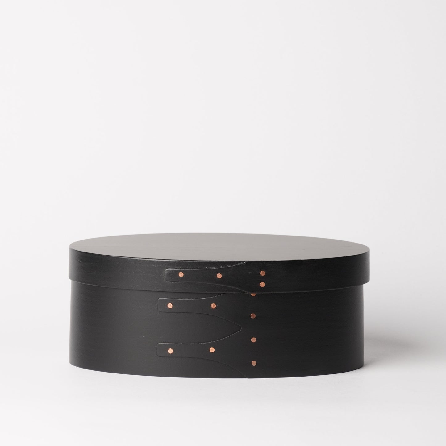 Wooden Oval Box Black S