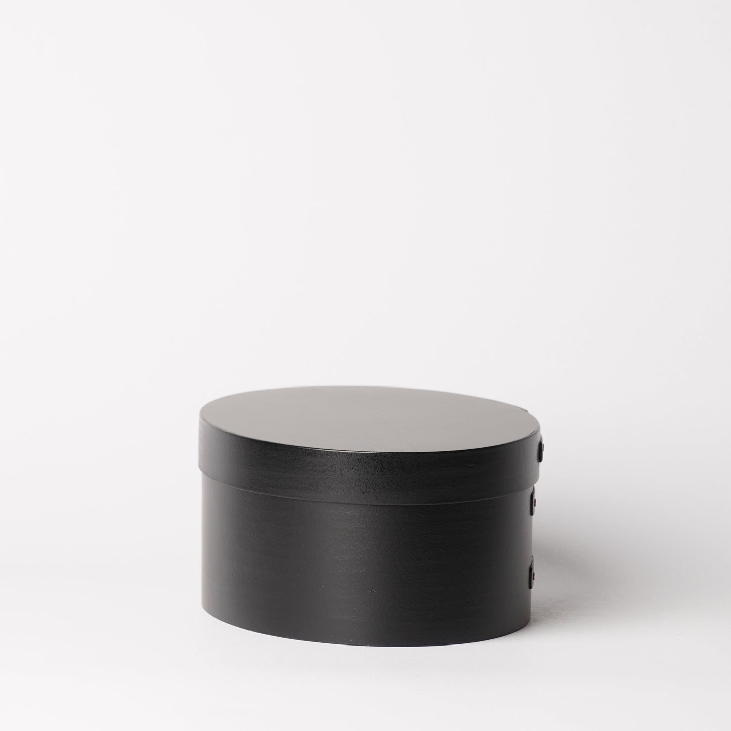 Wooden Oval Box Black S