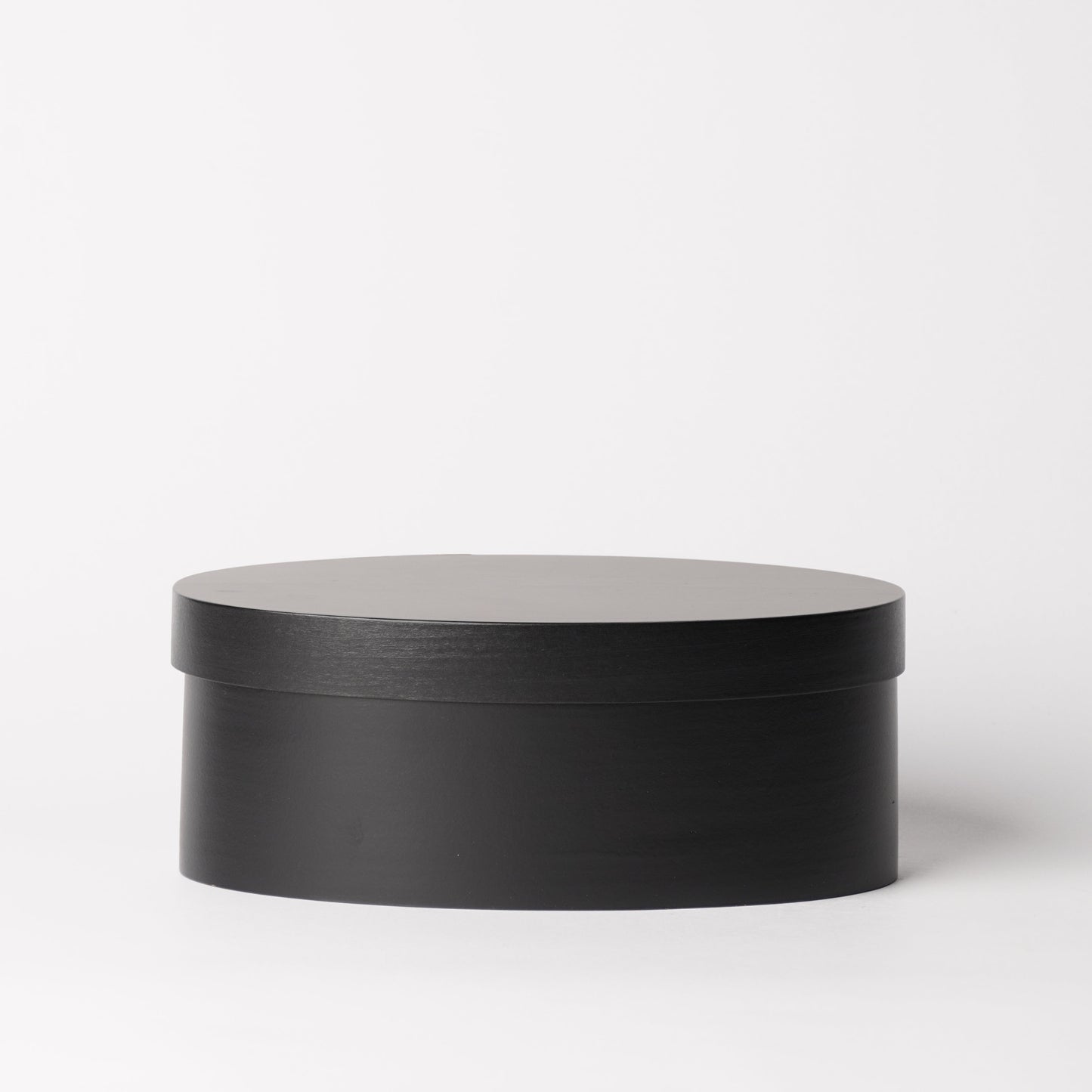 Wooden Oval Box Black S