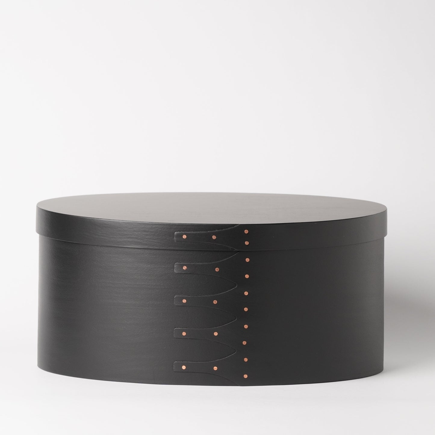 Wooden Oval Box Black L