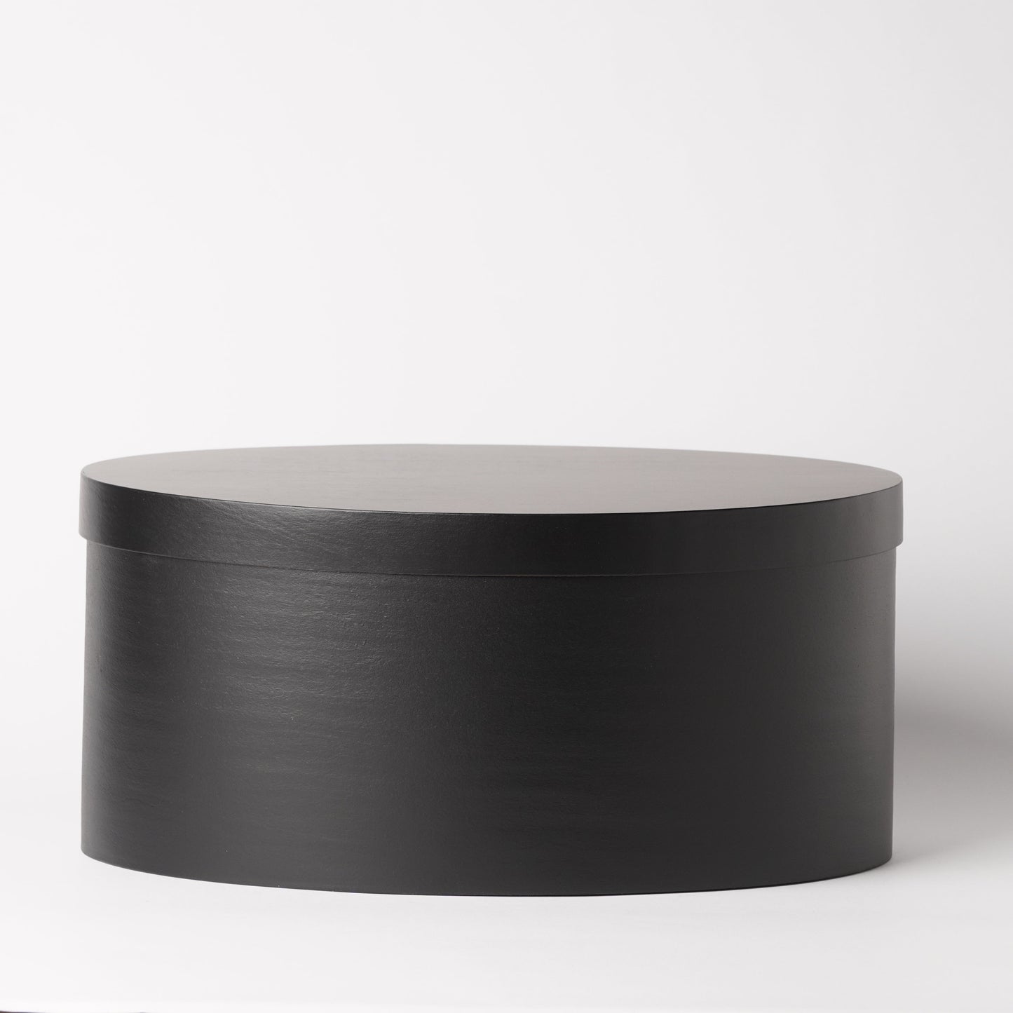 Wooden Oval Box Black L
