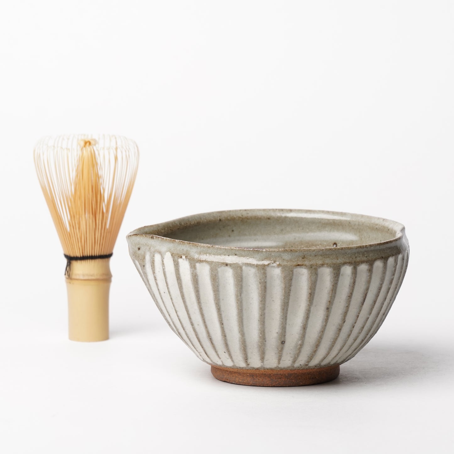 Shomura Shaving Kohiki Katskuchi Matcha Bowl