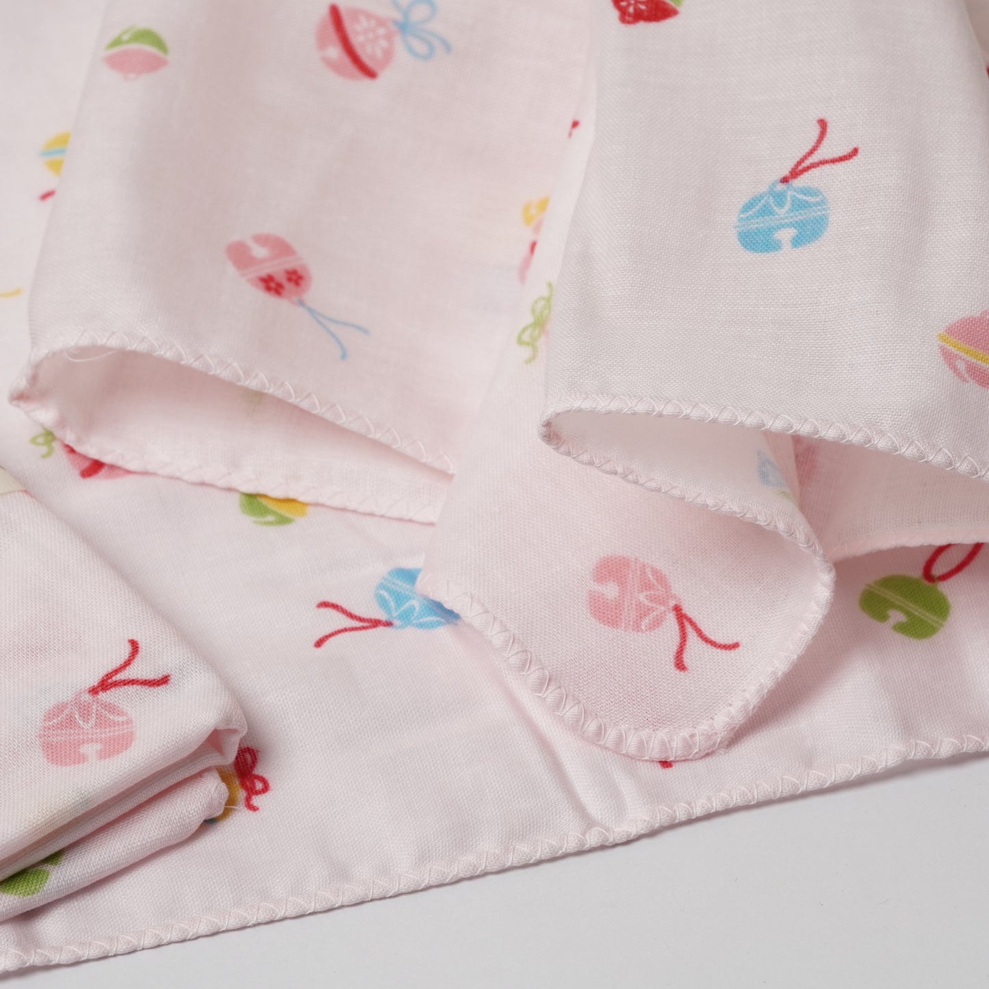 Double Gauze Tenugui Towel - Lucky Bell Pattern