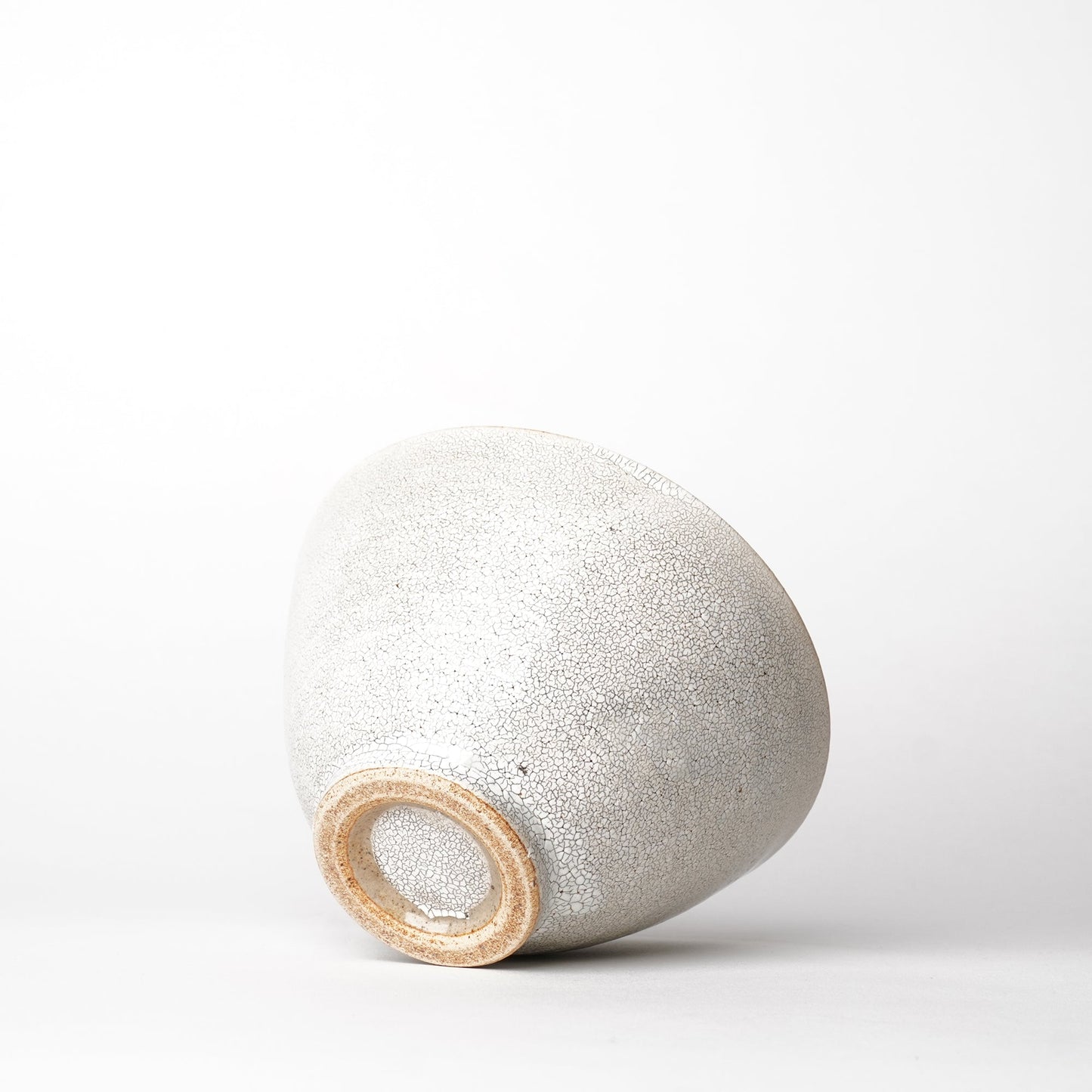 Hyouzangama Kairagi Crackle Glaze Large Rice Bowl