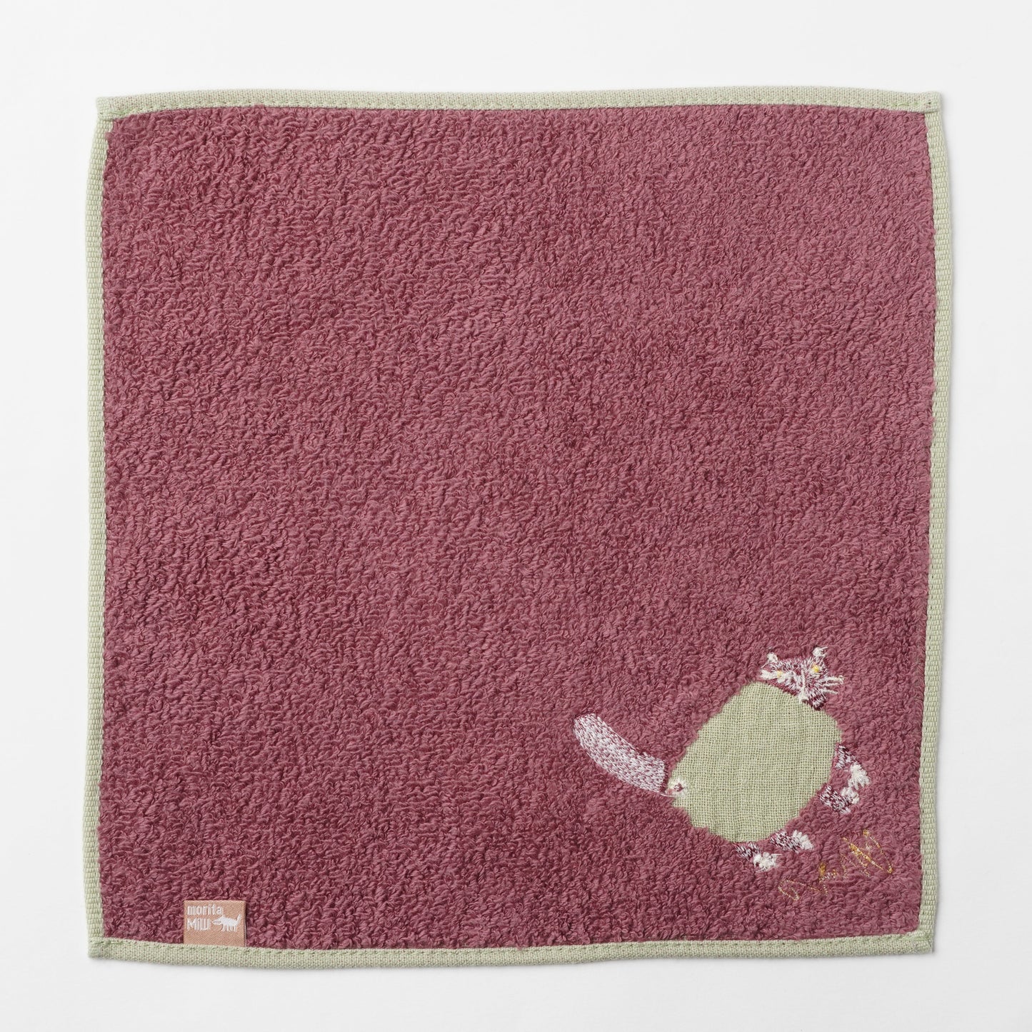 【moritaMiW】Fluffy Animal Handkerchief Hand Towel Size - City Cat