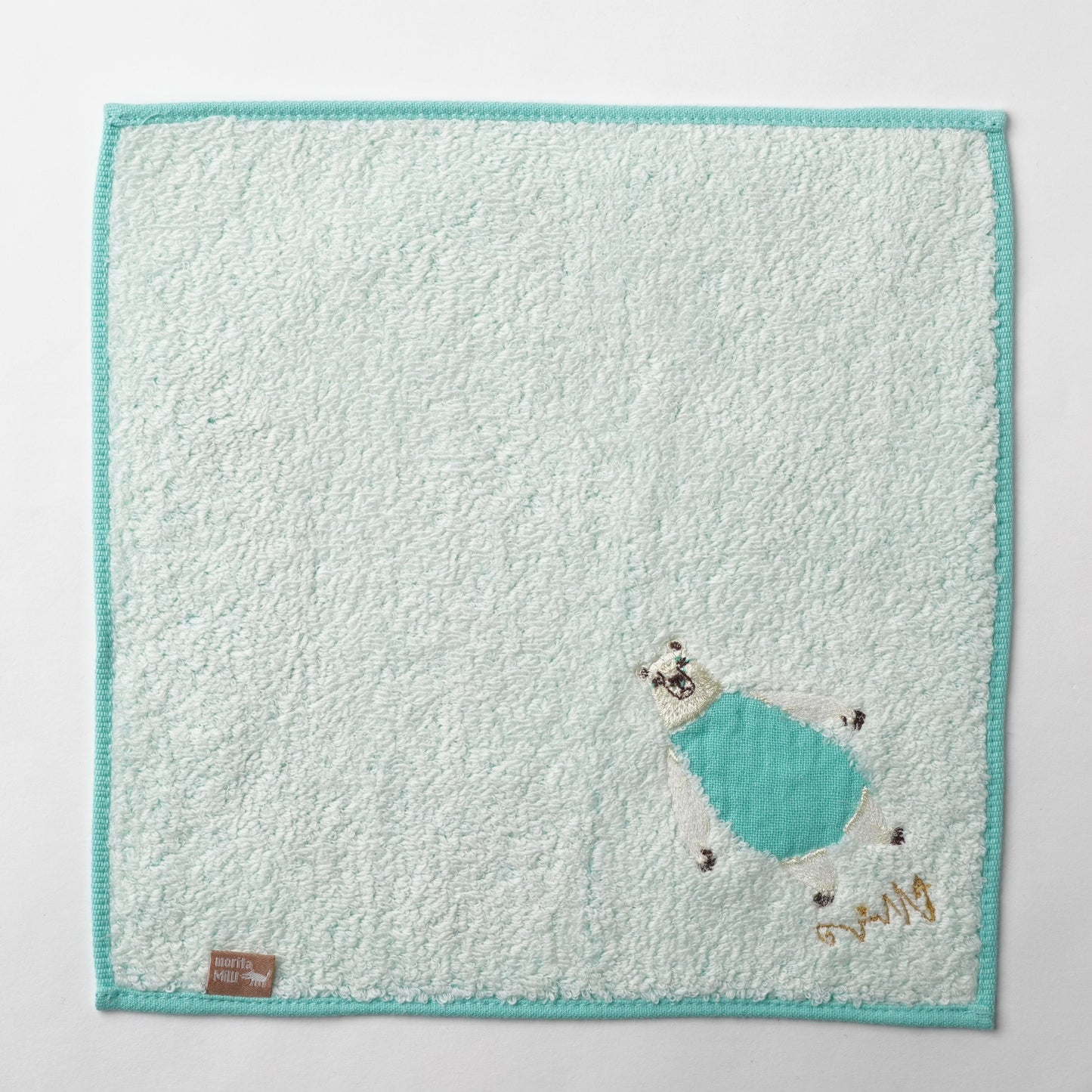 【moritaMiW】Fluffy Animal Handkerchief Hand Towel Size - Bear