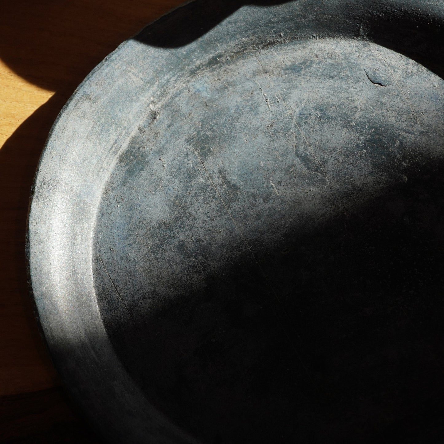Akiko Yanagawa Rim Dinner Plate Blue
