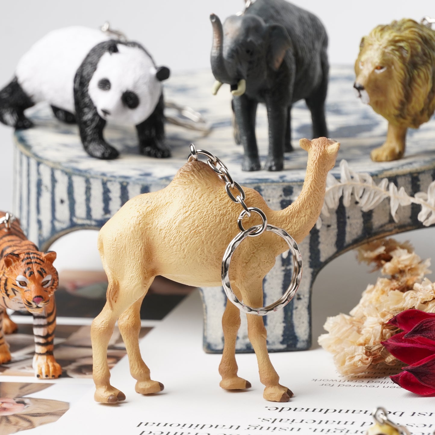 Science & Nature Animal Keyring - Camel