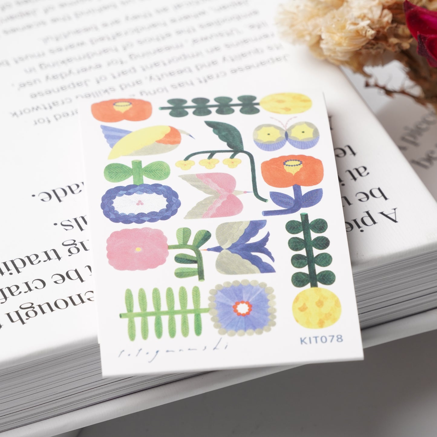 KITTA Masking Tape Stickers - Hidamari