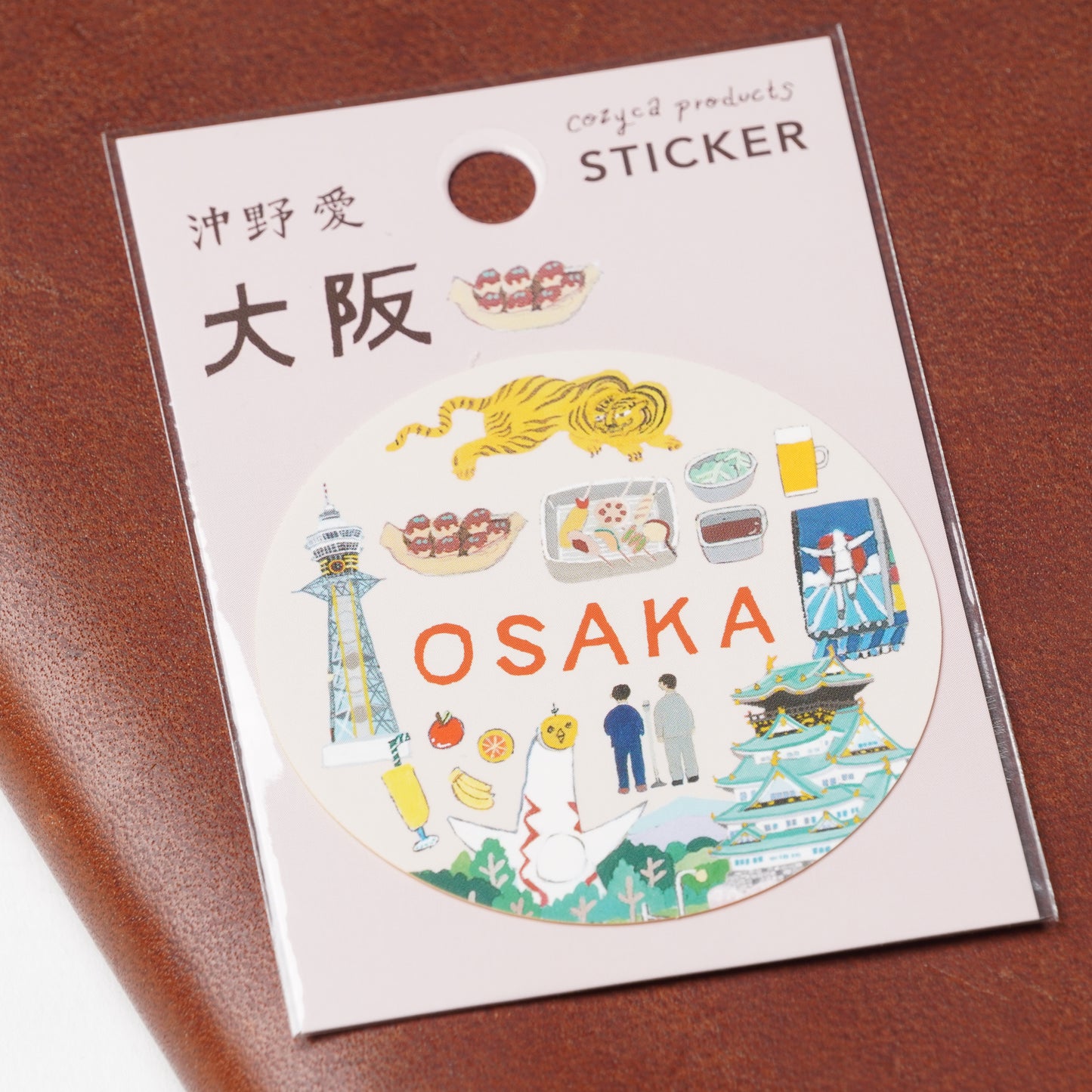 Local Japanese Sticker - Cute Osaka Design by Ai Okino