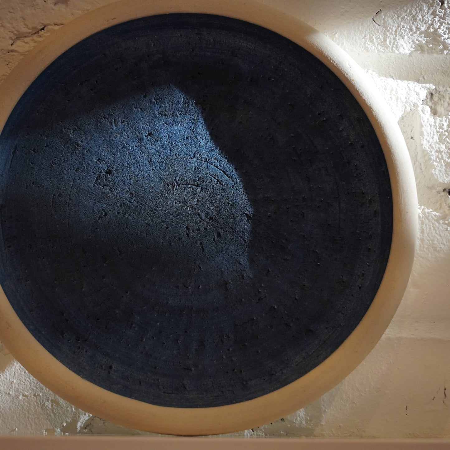 Nobuko Konno Round Plate Blue