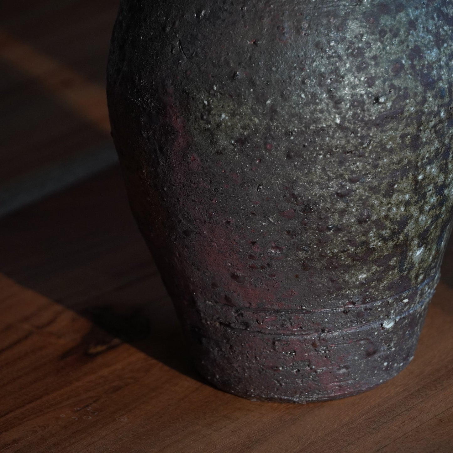 Shikamaru Takeshita Nanban Yakishime Vase