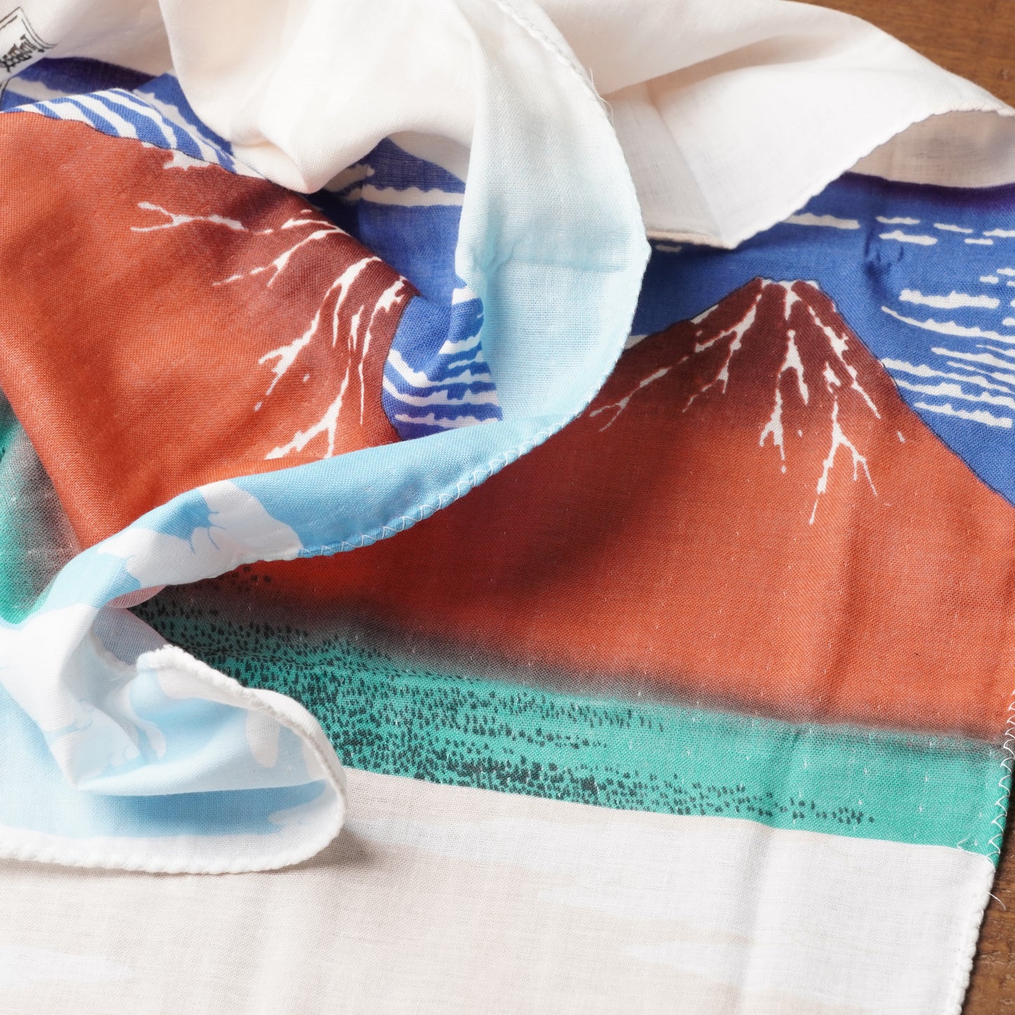 Redd Fuji double gauze hand towel Tenugui Ukiyoe