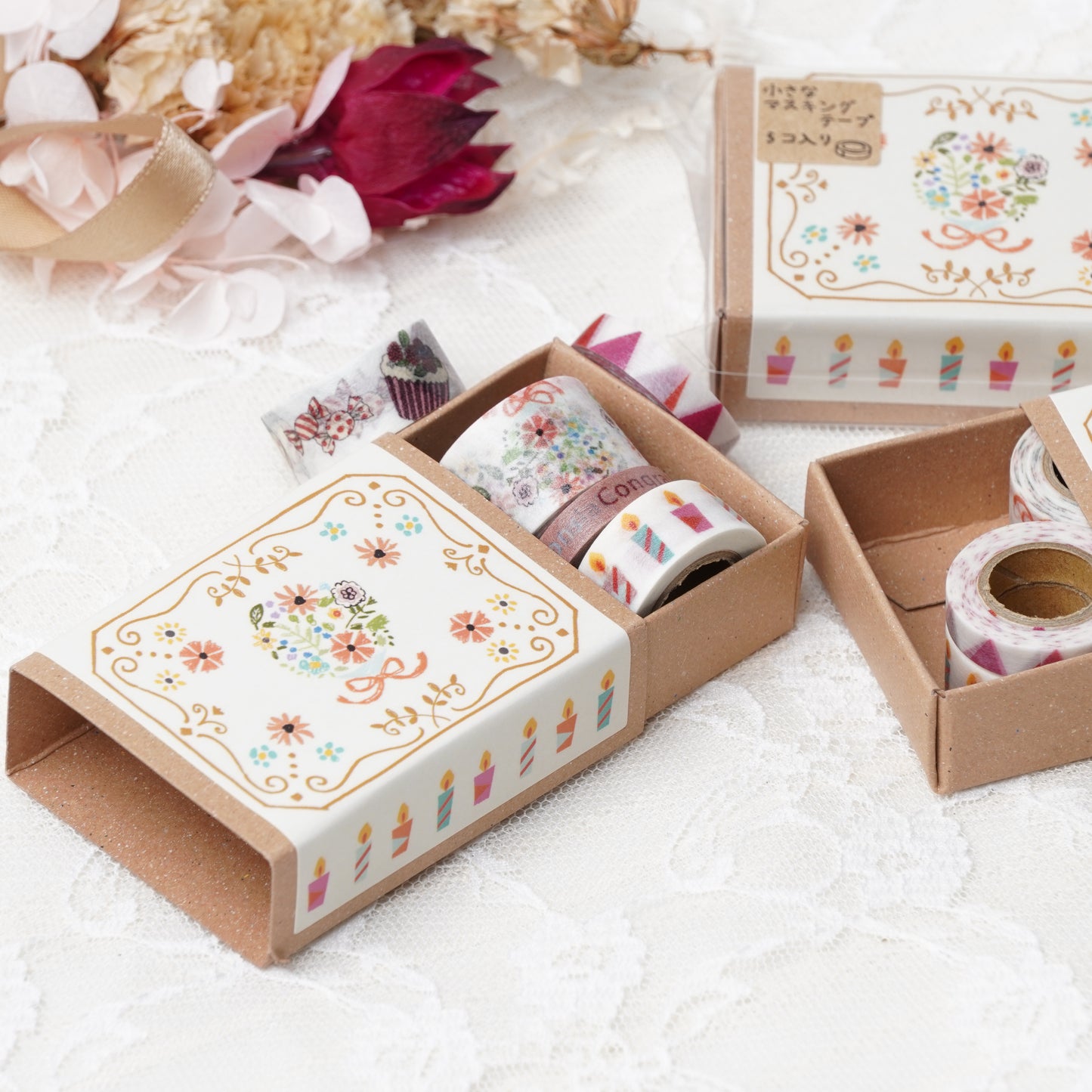 Mini Masking Tape Set Congratulations - Tape Box by Shinzi Katoh