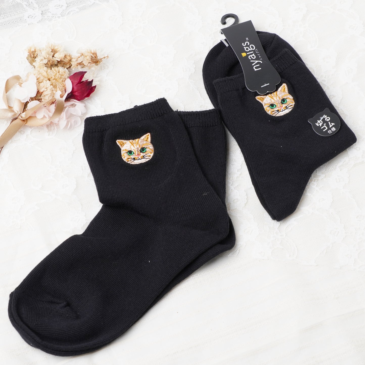 Cute Cat Socks M