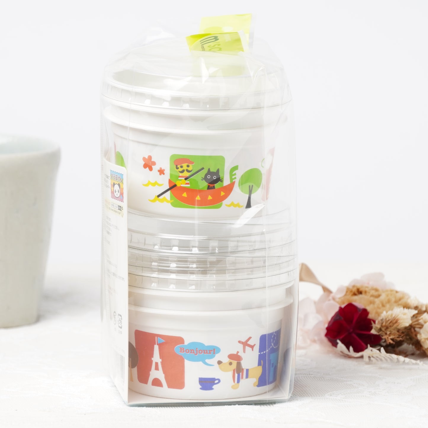 Large Fruit Cup Container with Lid - Travel Friendly Disposable Container
