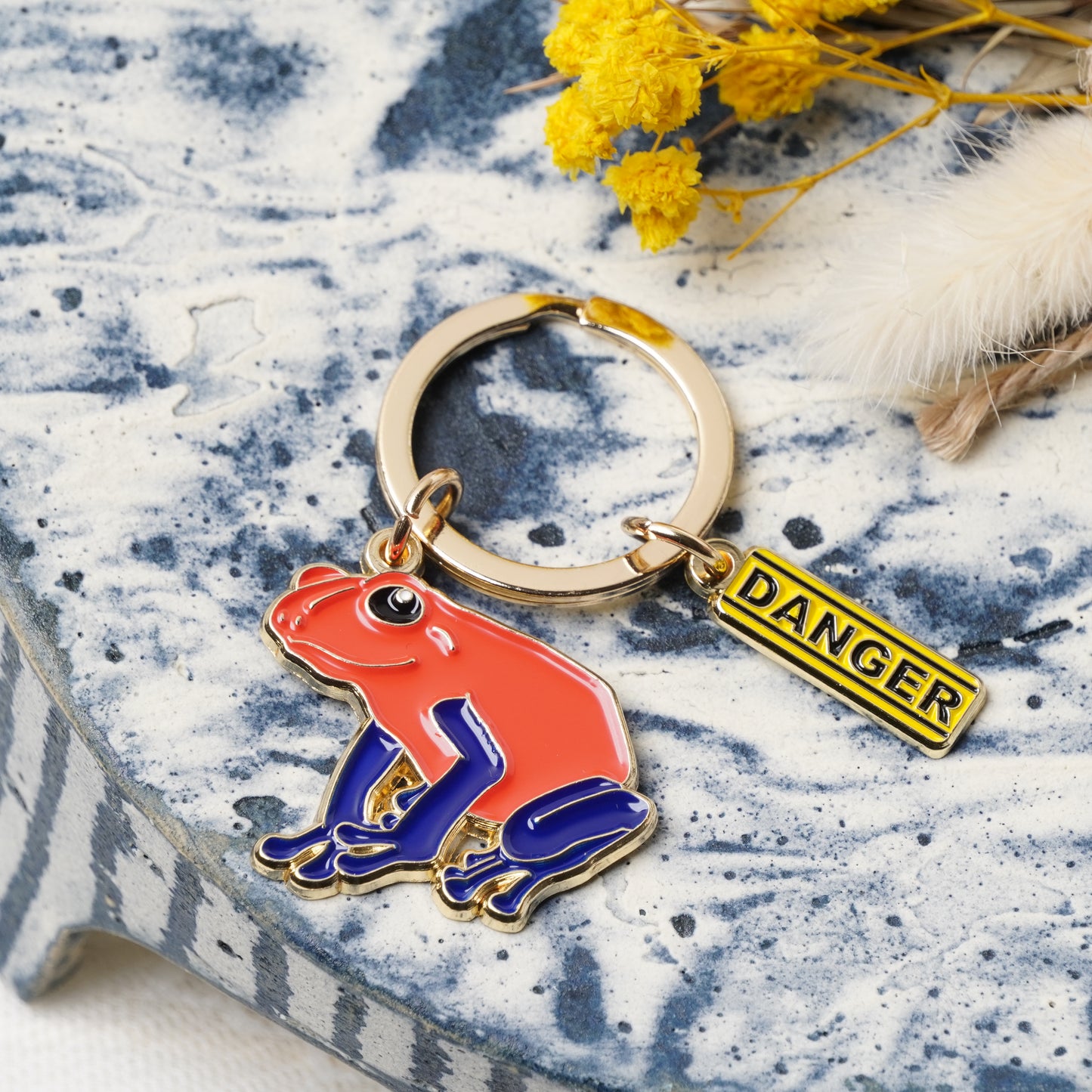 Frog Key Ring Dendrobates Pumilio