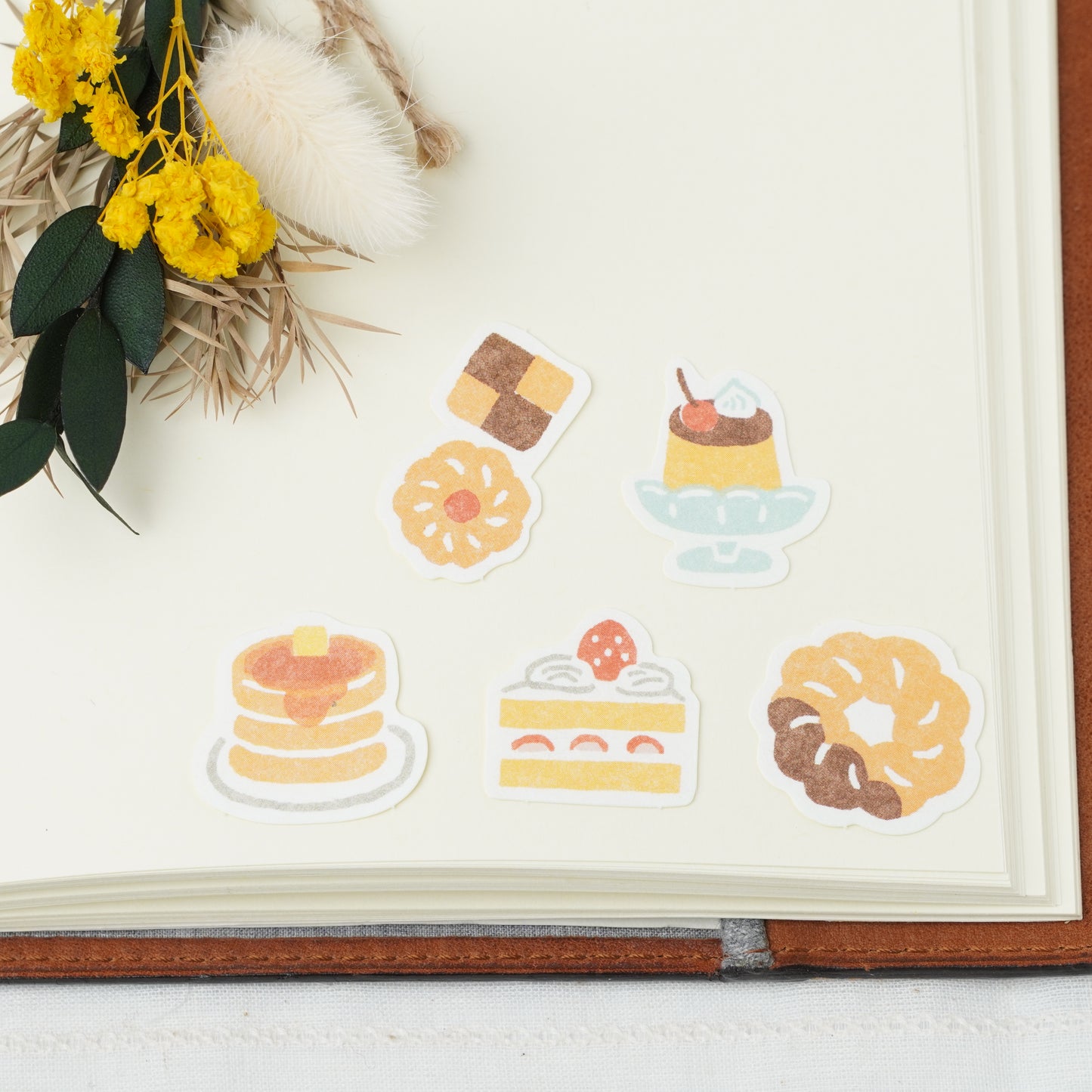 Japanese Washi Flake Stickers - Sweets
