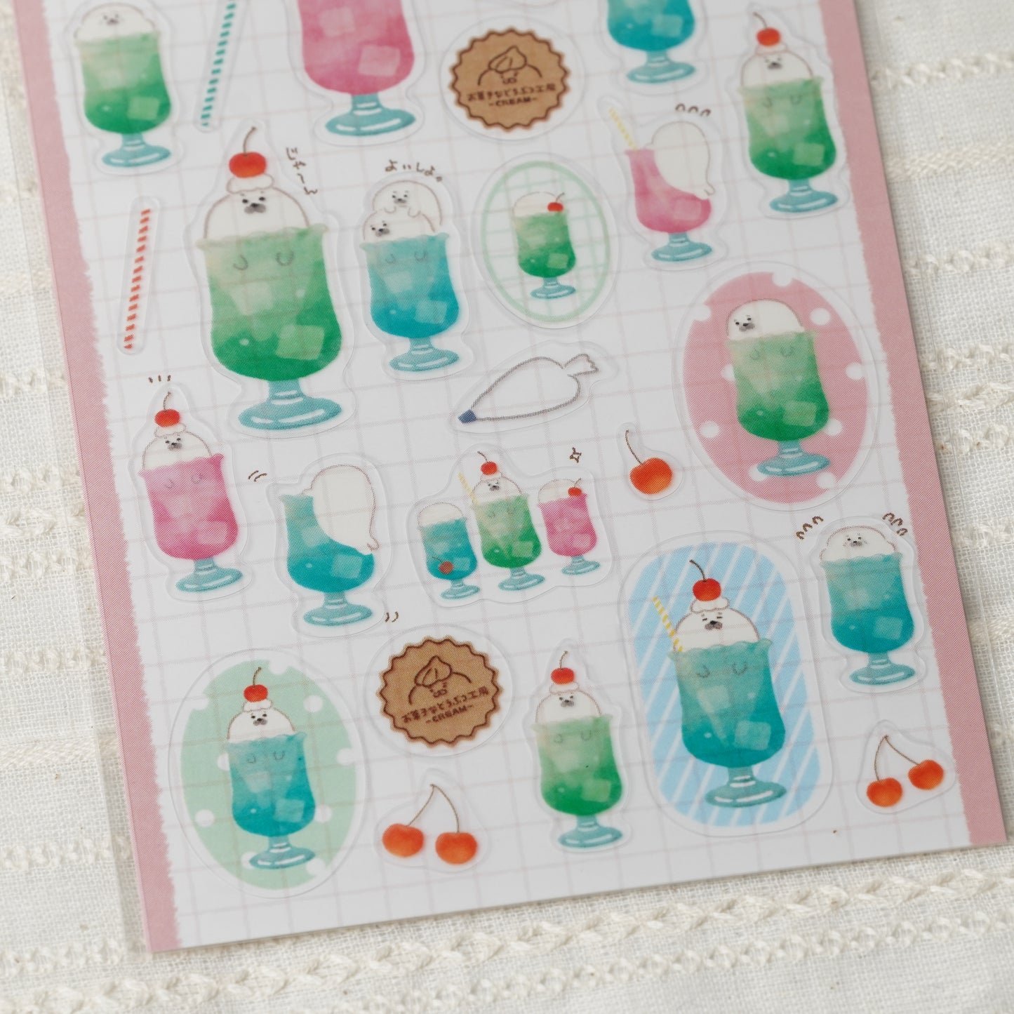 Animal Confectionery Workshop Clear Sticker Sheet - Seal