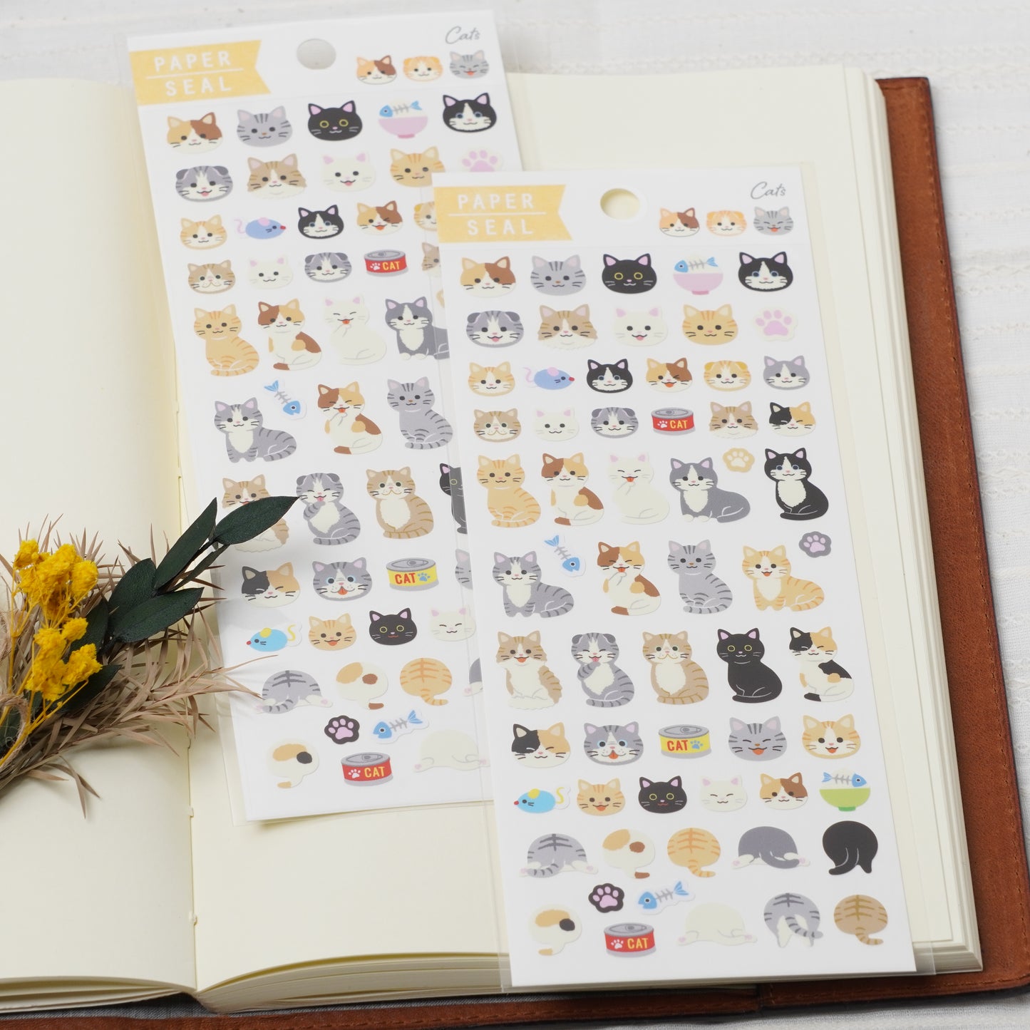 Paper Sticker Cat