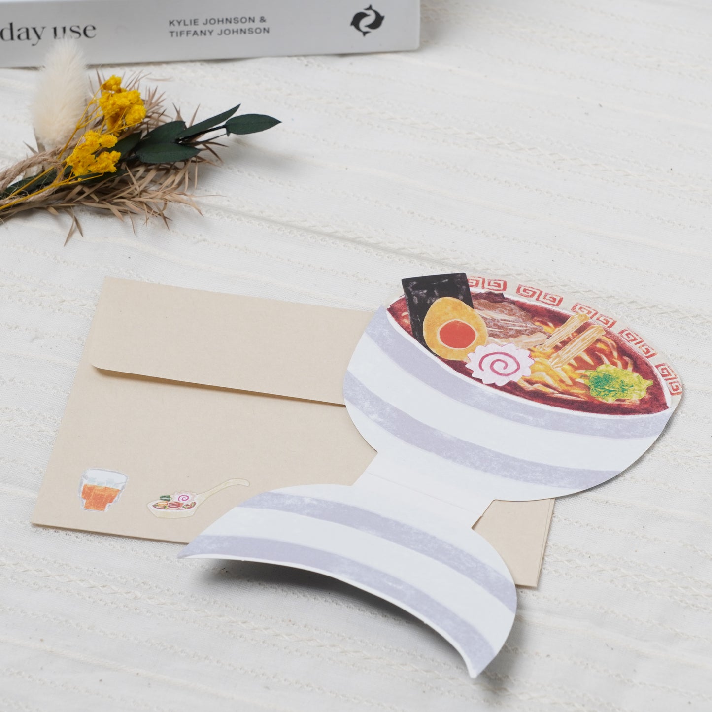 Greeting card delicious food ramen